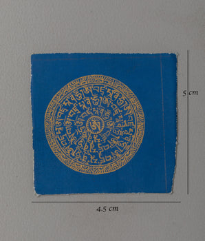 Mantra Mandala Thangka Locket | Spiritual Protection Amulet