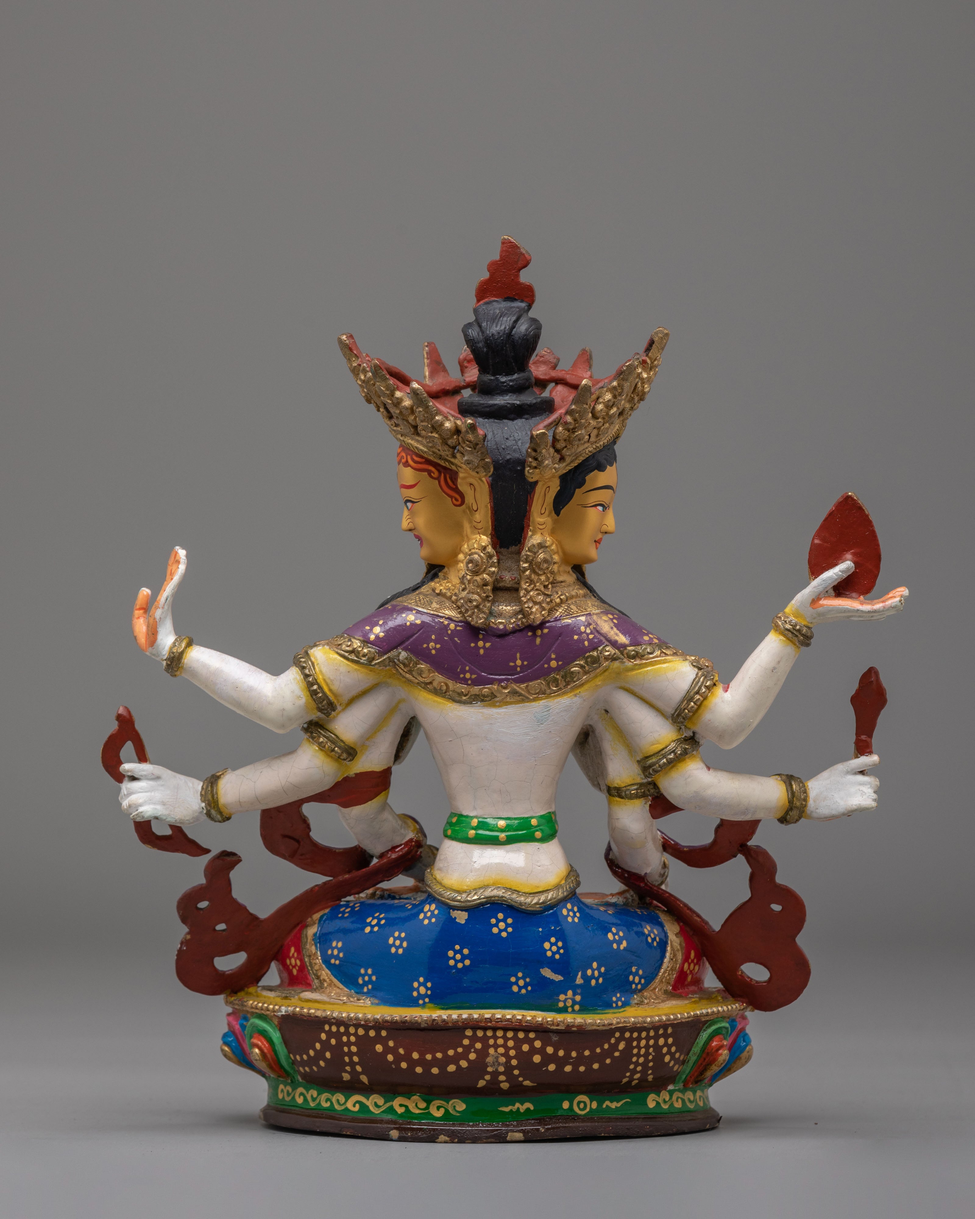 Buddhist Ushnisha Vijaya Namgyalma Statue | Tibetan Goddess Sculpture