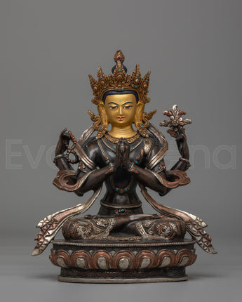 Sacred Himalayan Avalokiteshvara Statue