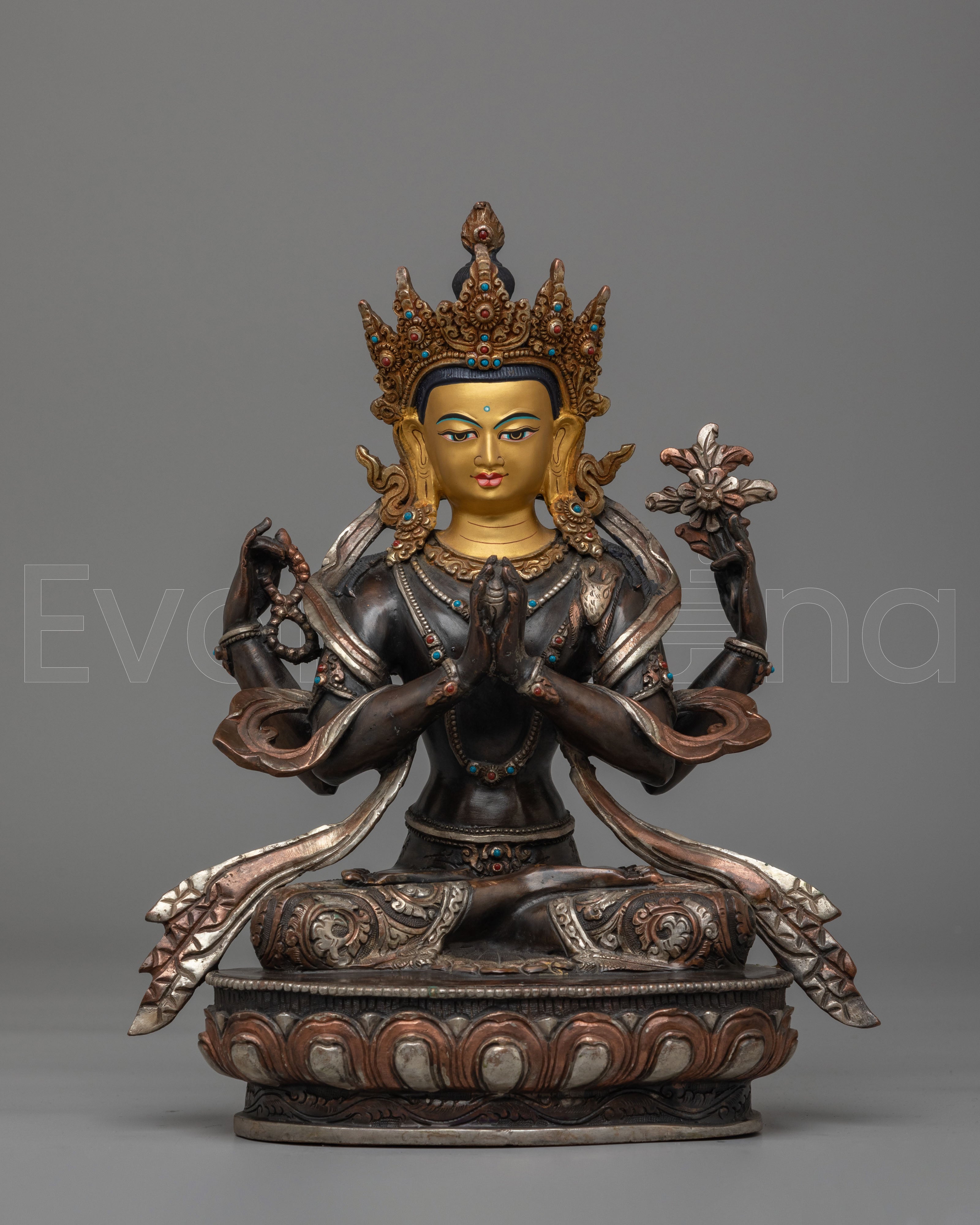 Sacred Himalayan Avalokiteshvara Statue