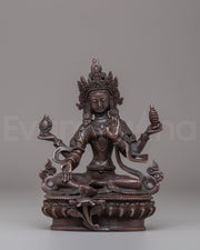 Handmade Wealth Deity Laxmi Statue 