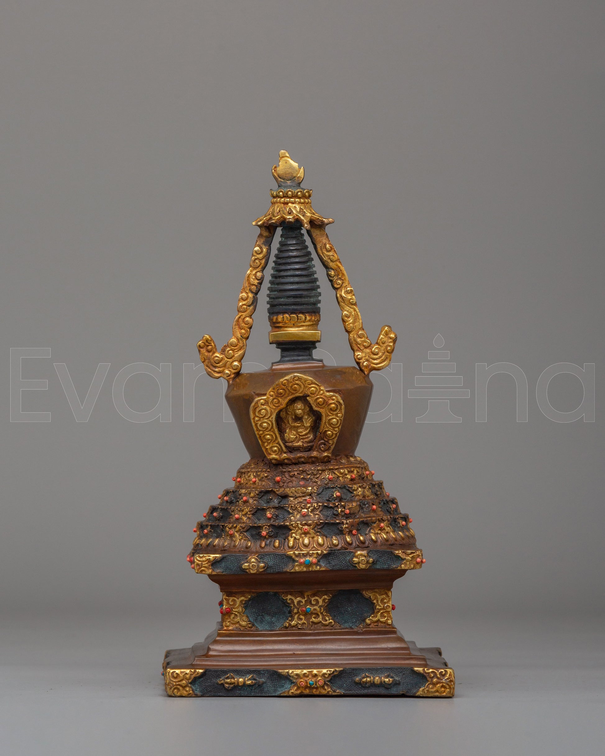 Traditional Tibetan Lotus Blossom Stupa