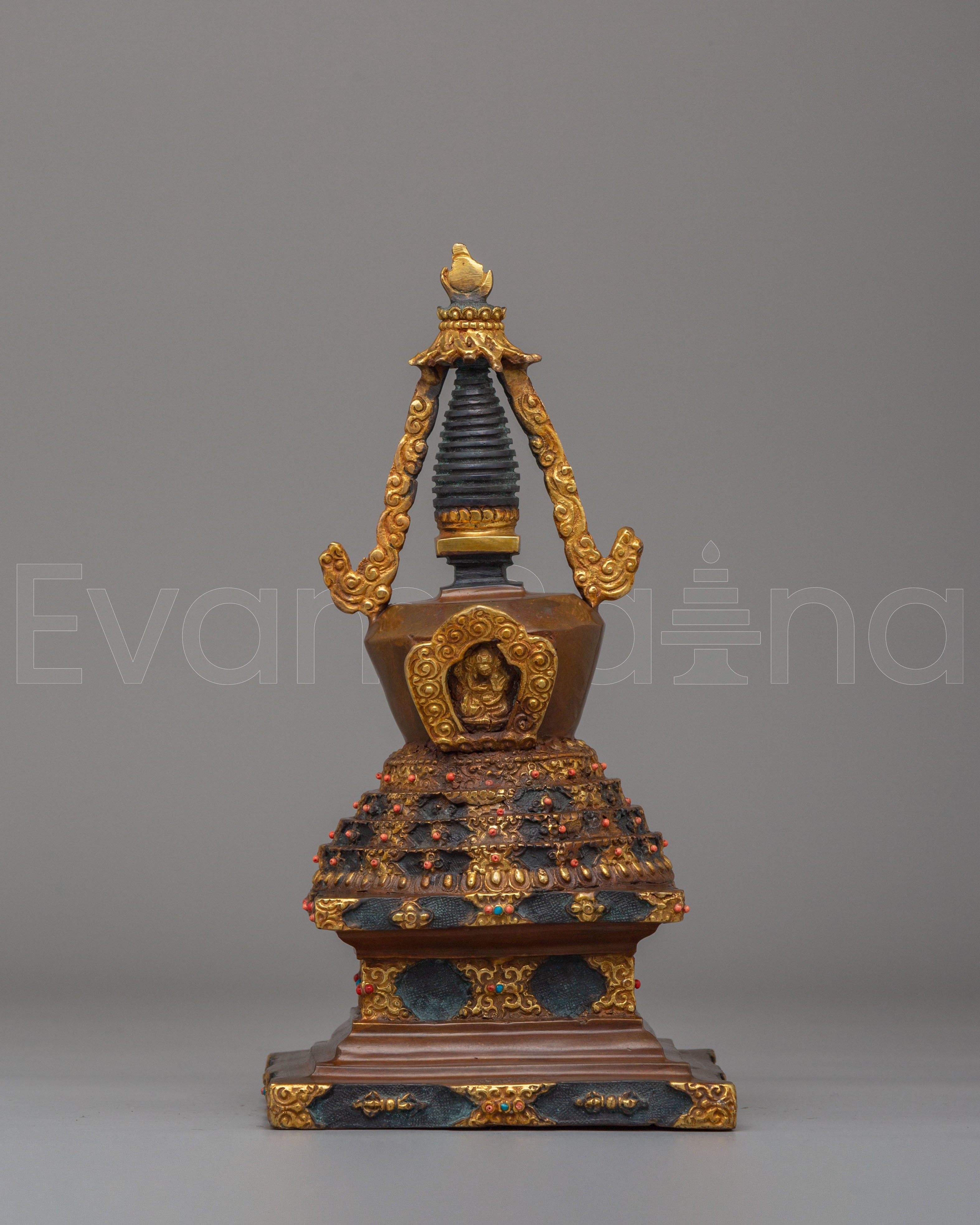 Traditional Tibetan Lotus Blossom Stupa