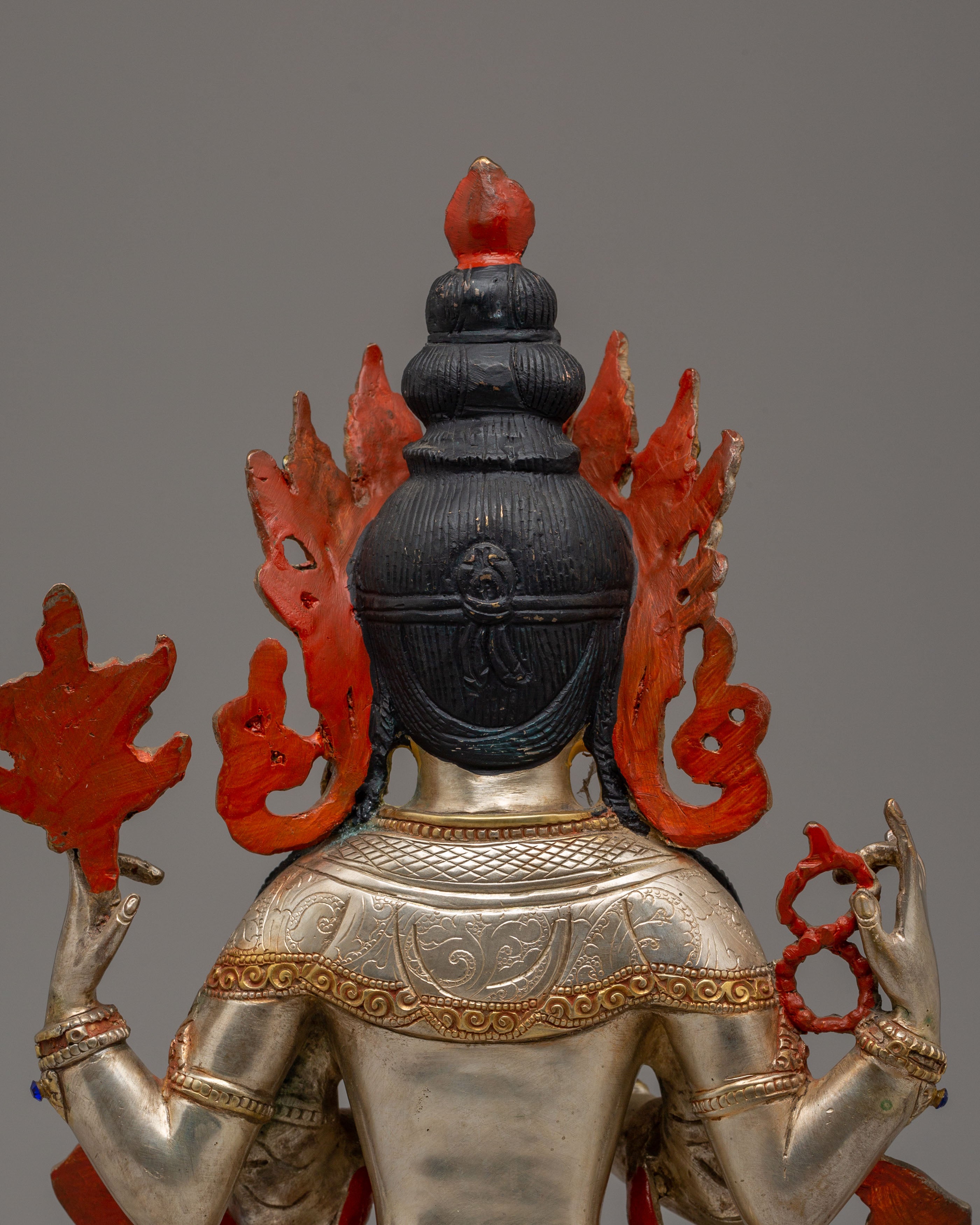 Spiritual Bodhisattva Chenrezig Statue | Tibetan Avalokiteshvara Figurine