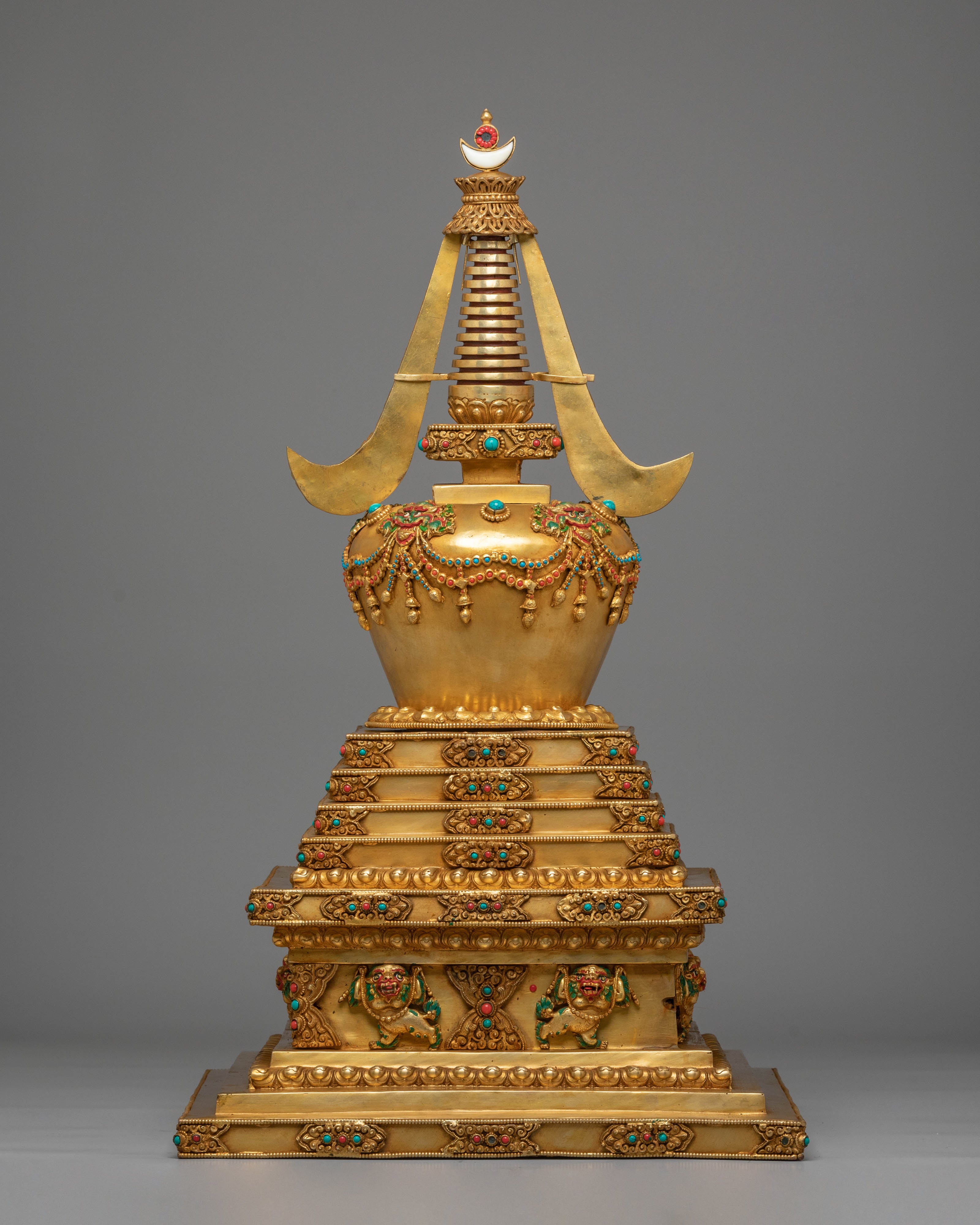 Himalayan Sacred Tibetan Stupa | Spiritual Symbol of Enlightenment and Protection