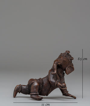 Sacred Ganesha Statue Symbol of Wisdom | Hindu Elephant Deity Art