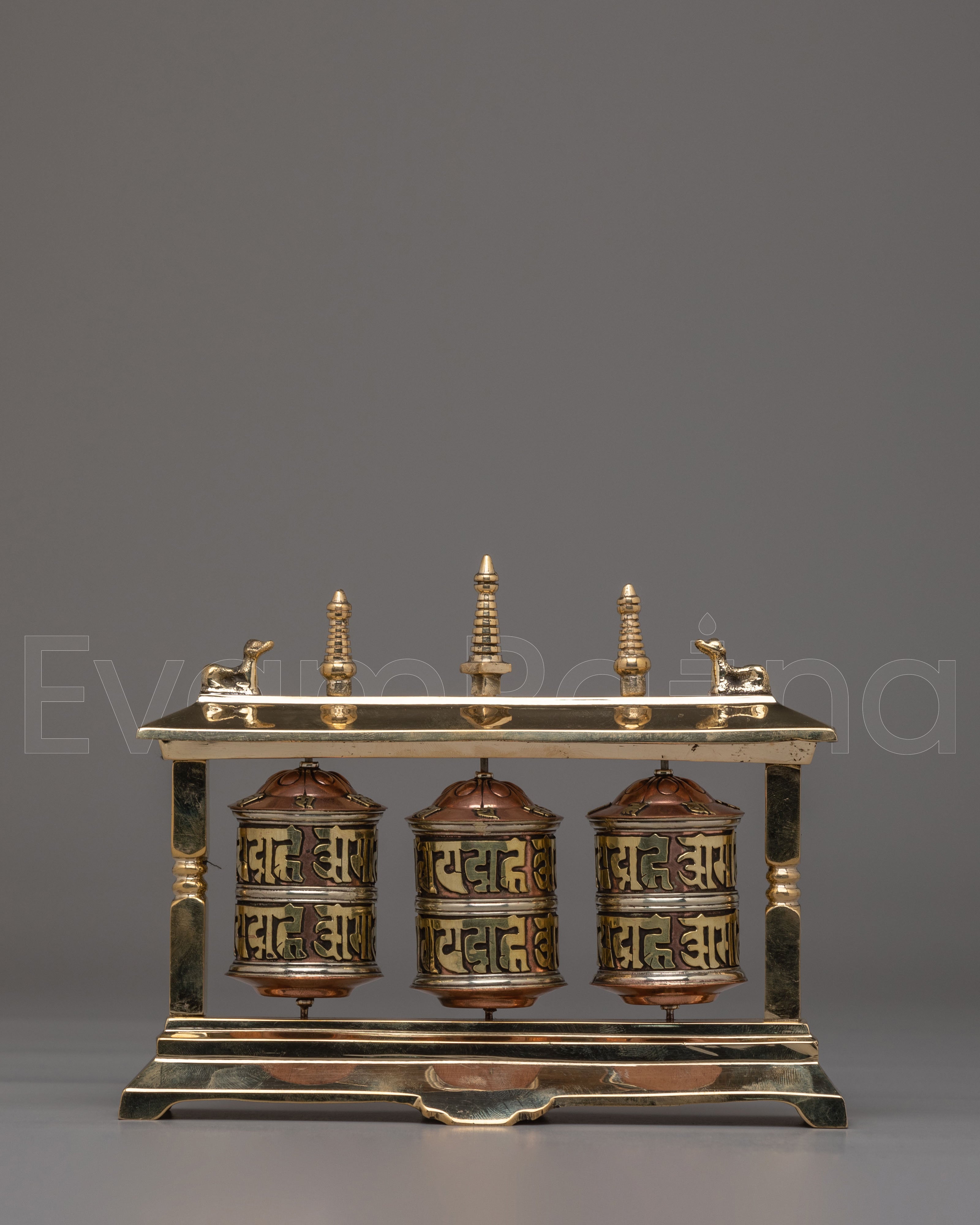 Spiritual Prayer Wheel for Altar | Mantra Spinner for Meditation and Blessings