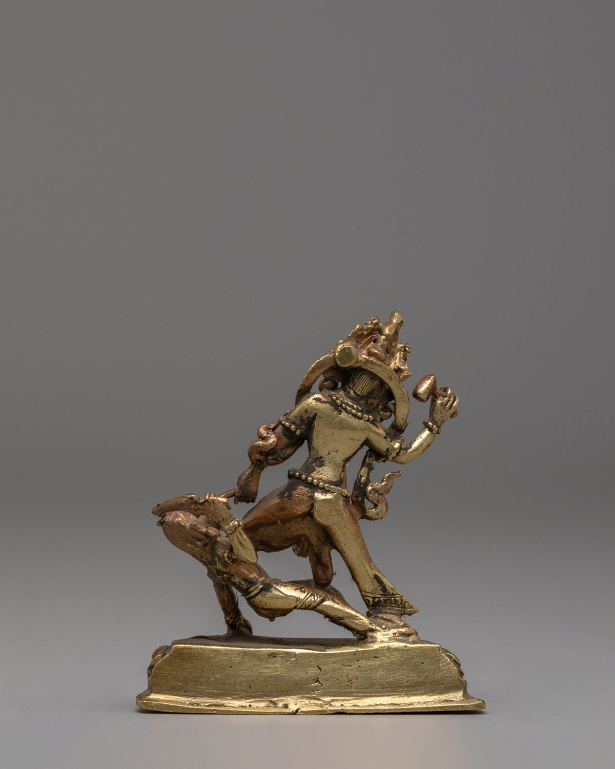 Handmade Copper Body Bhimsen Statue