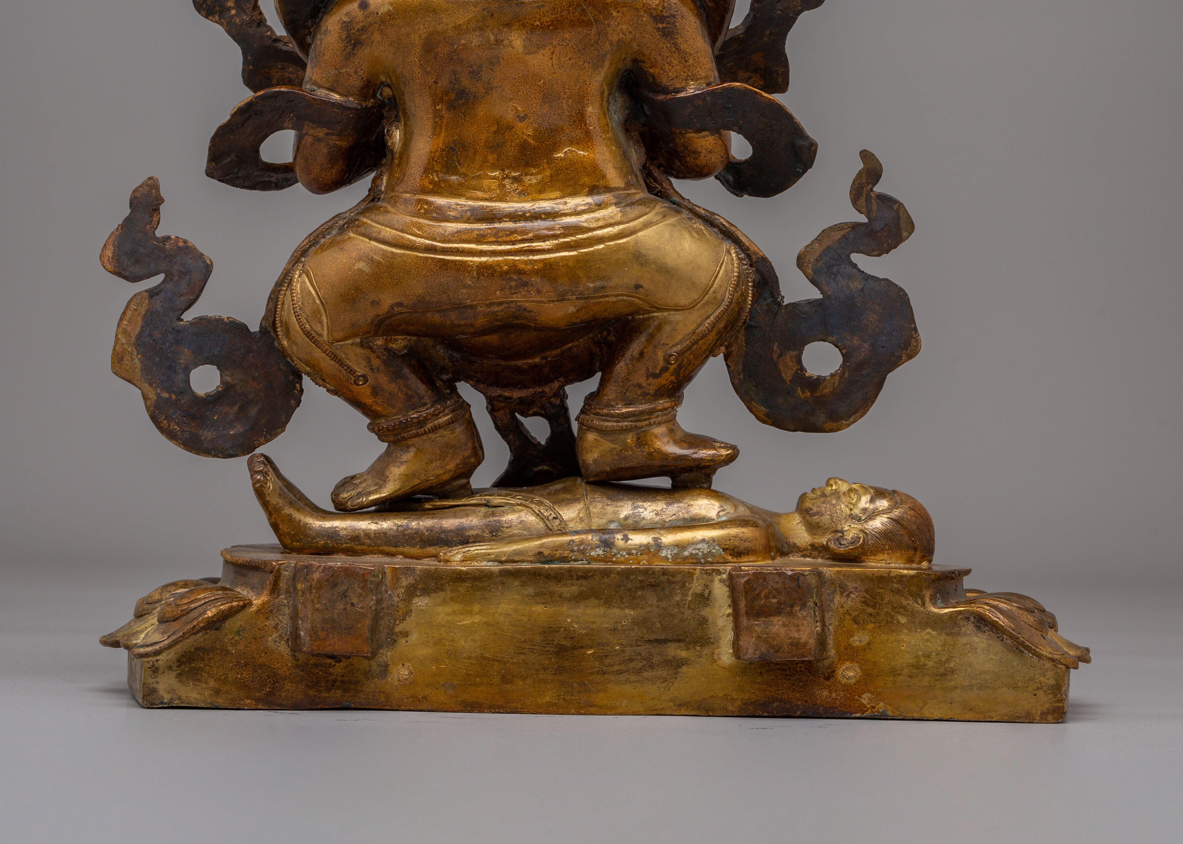 Shakya Mahakala Wrathful Protector Statue | Tibetan Buddhist Deity