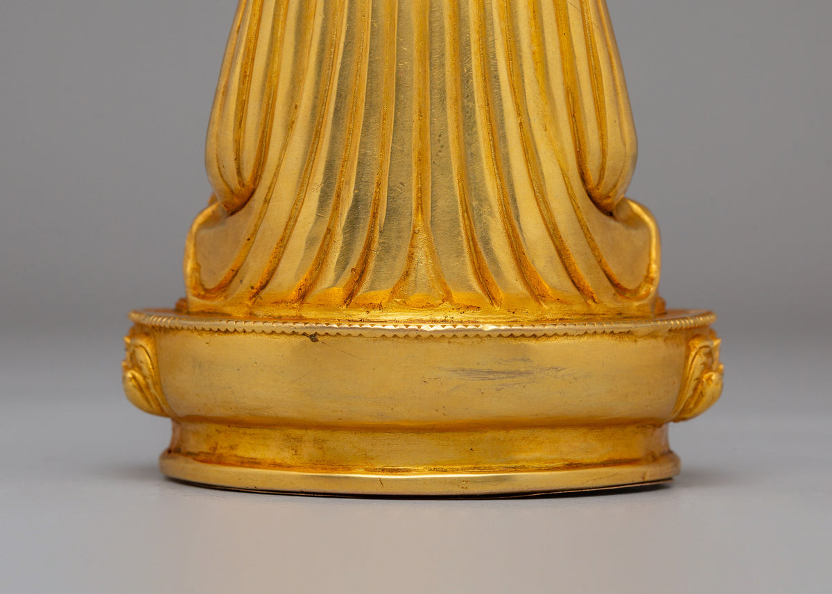 Handmade Guru Shapdum Altar Statue | Tibetan Spiritual Artwork
