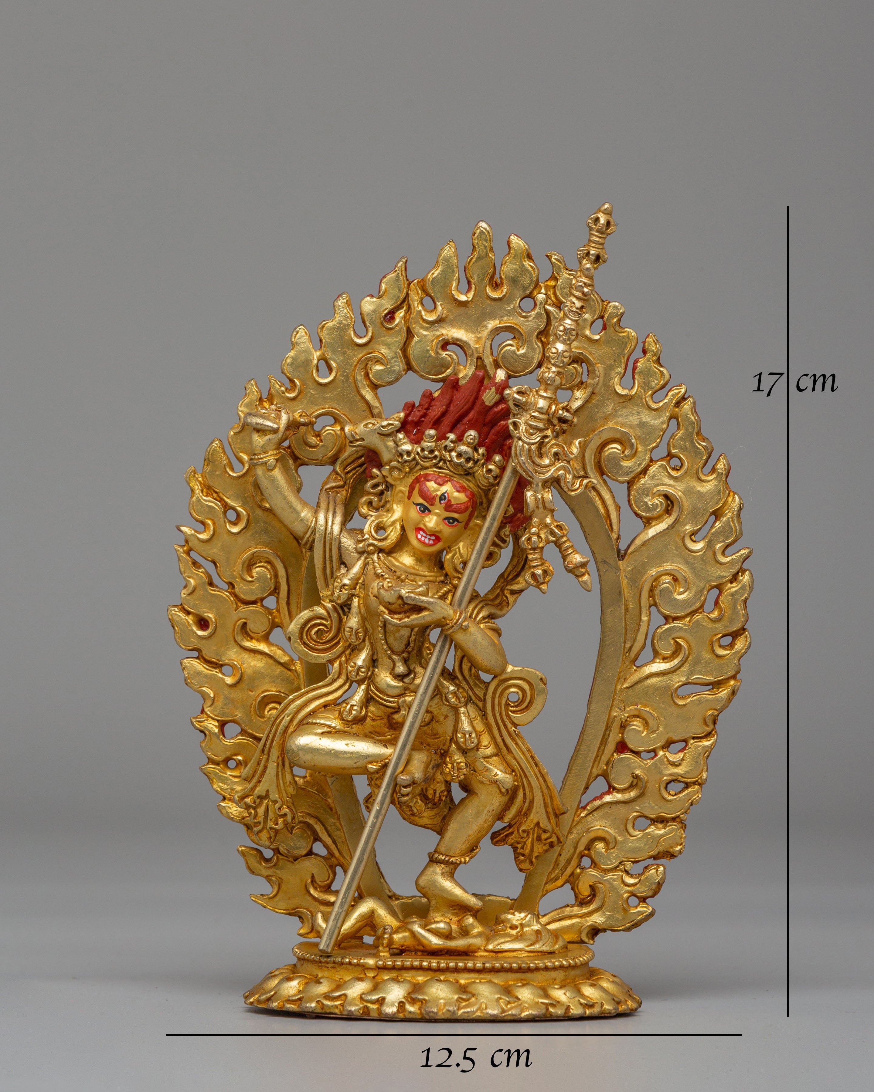 Wrathful Dorje Phagmo Statue | Tibetan Wisdom Goddess for Meditation