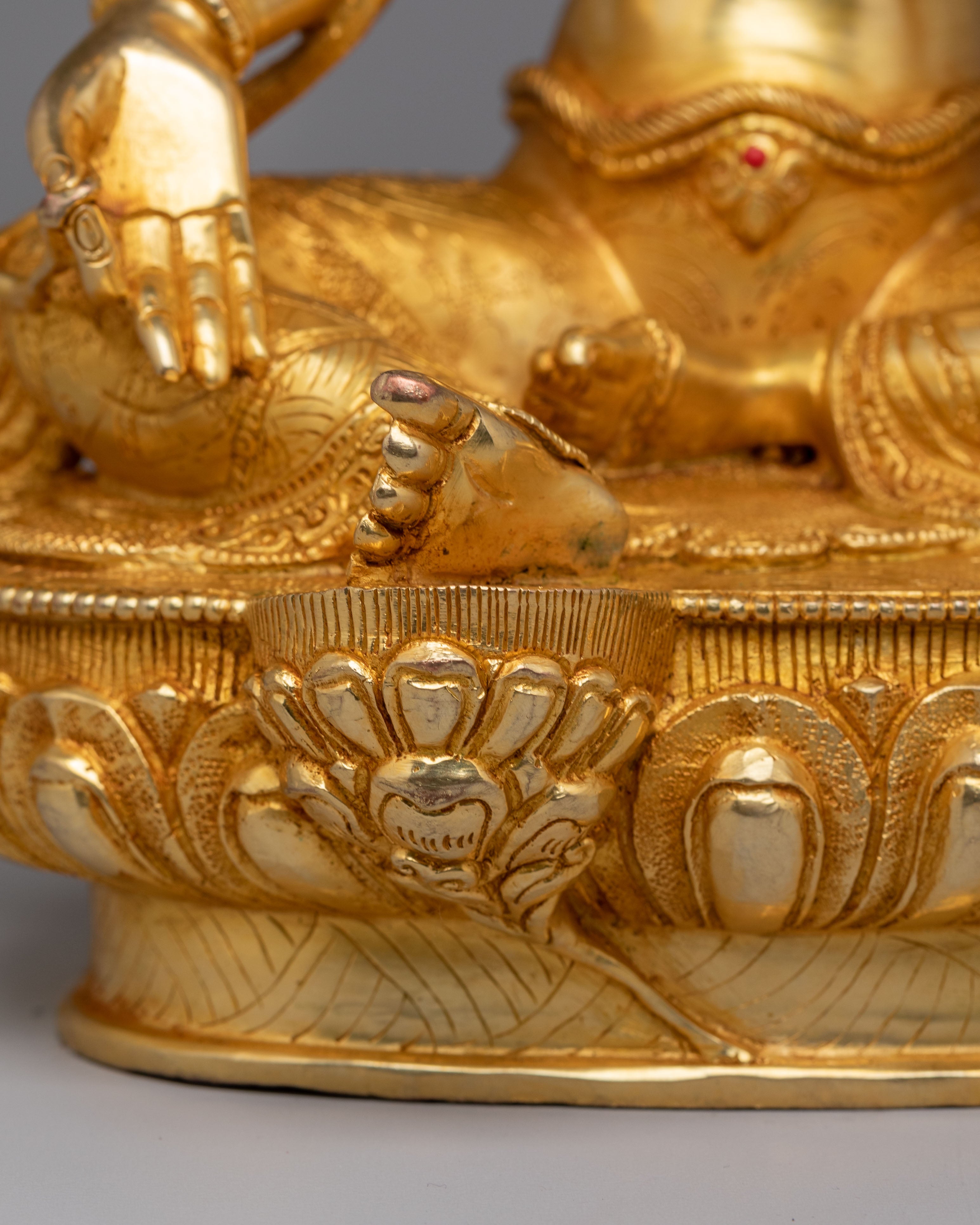 Traditional Green Tara Altar Statue | Tibetan Green Tara Statue