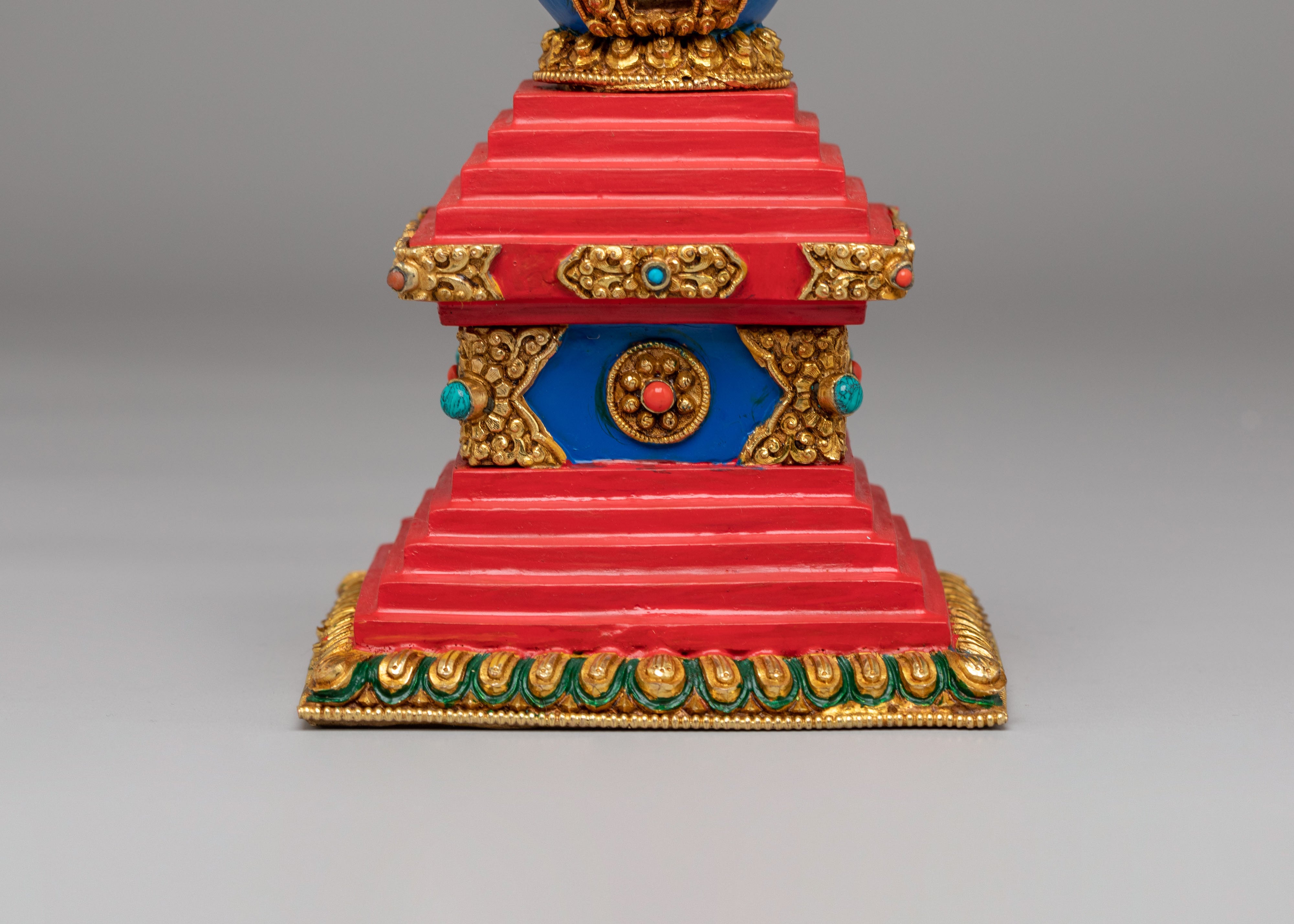Handcrafted Himalayan Enlightenment Stupa | Sacred Symbol of Wisdom and Awakening