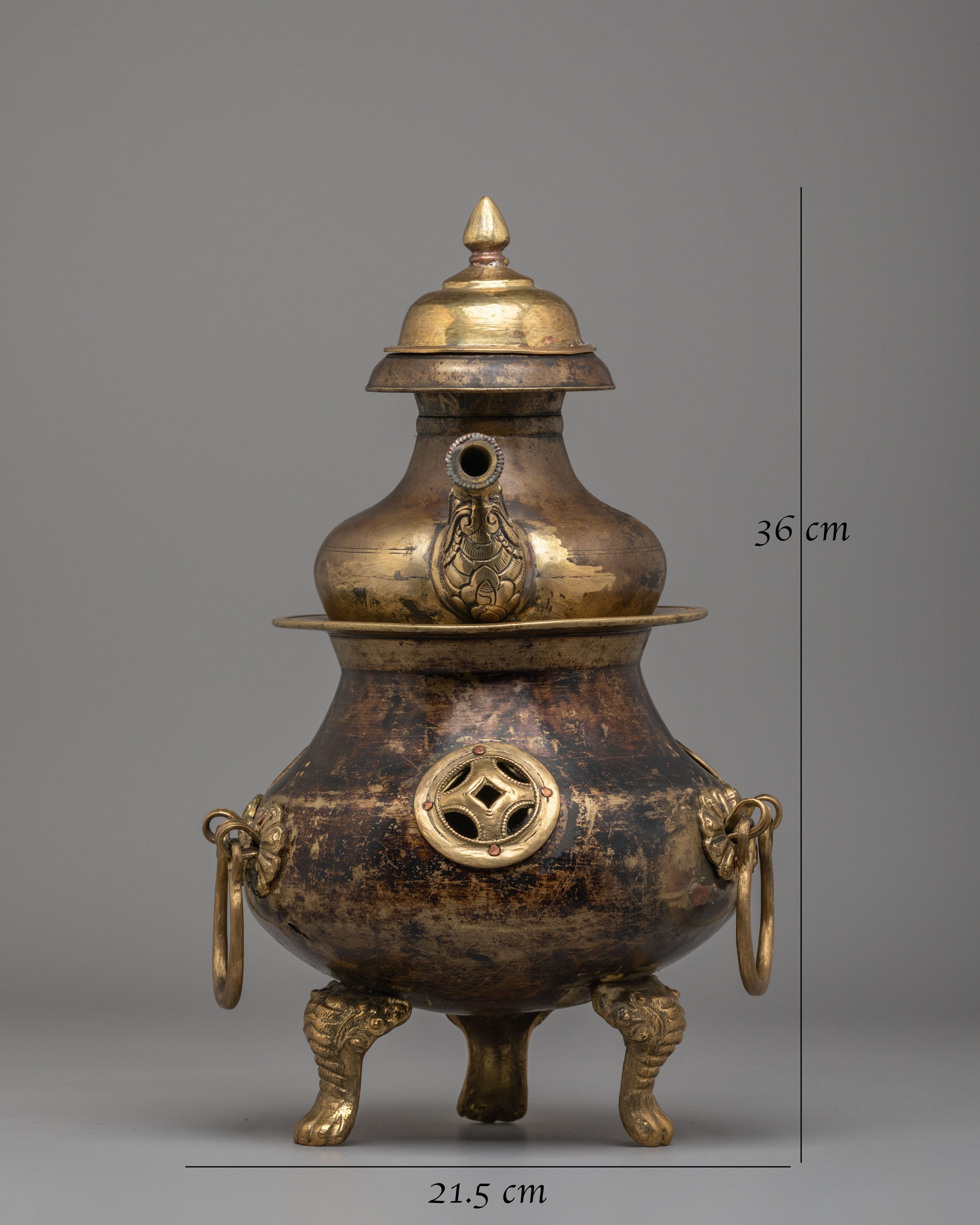 Vajrayana Offering Incense Burner | Buddhist Ritual Offering Tool