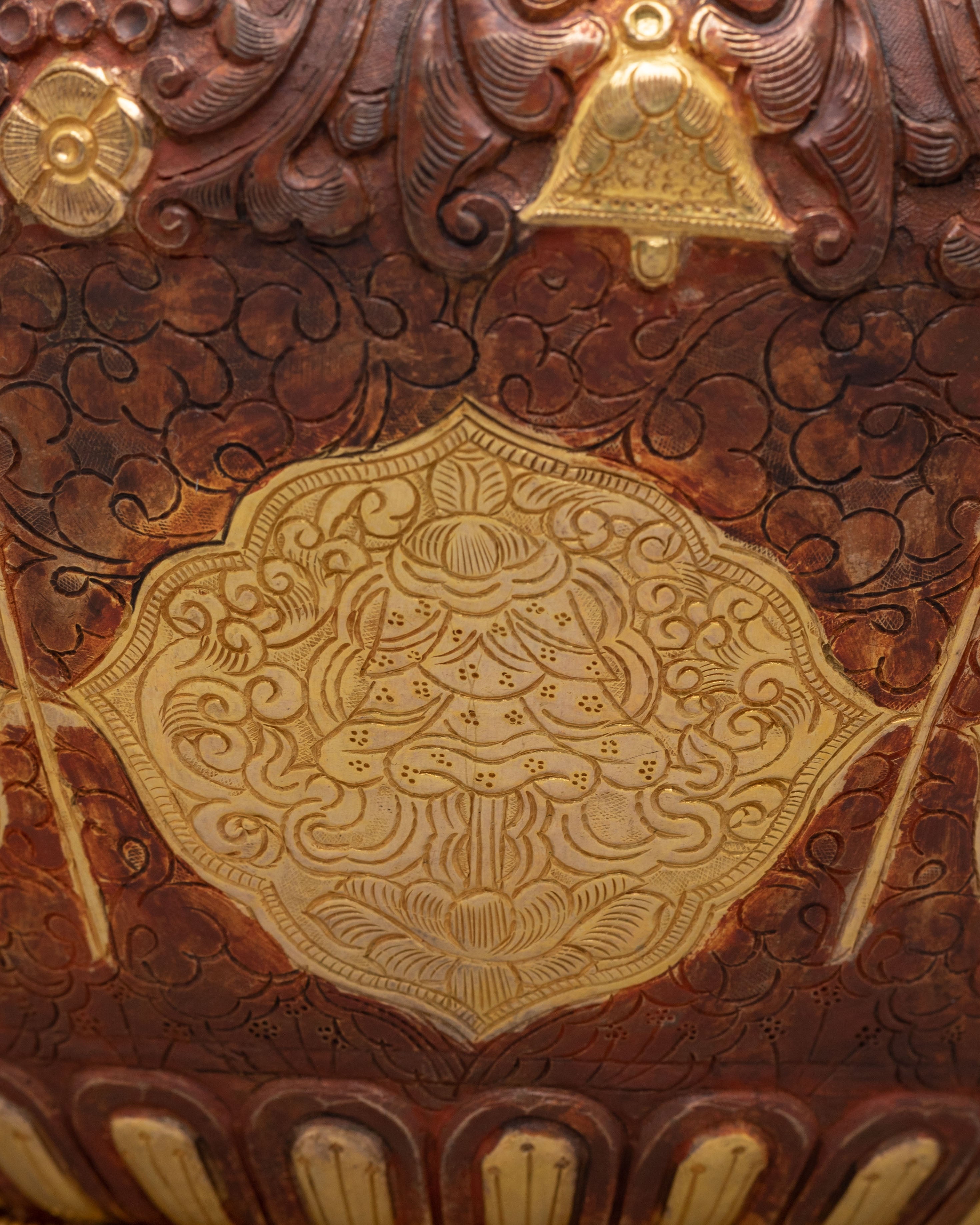 Sacred Buddhist Golpa Offering Bowl | Handcrafted Tibetan Ritual Vessel for Spiritual Practice