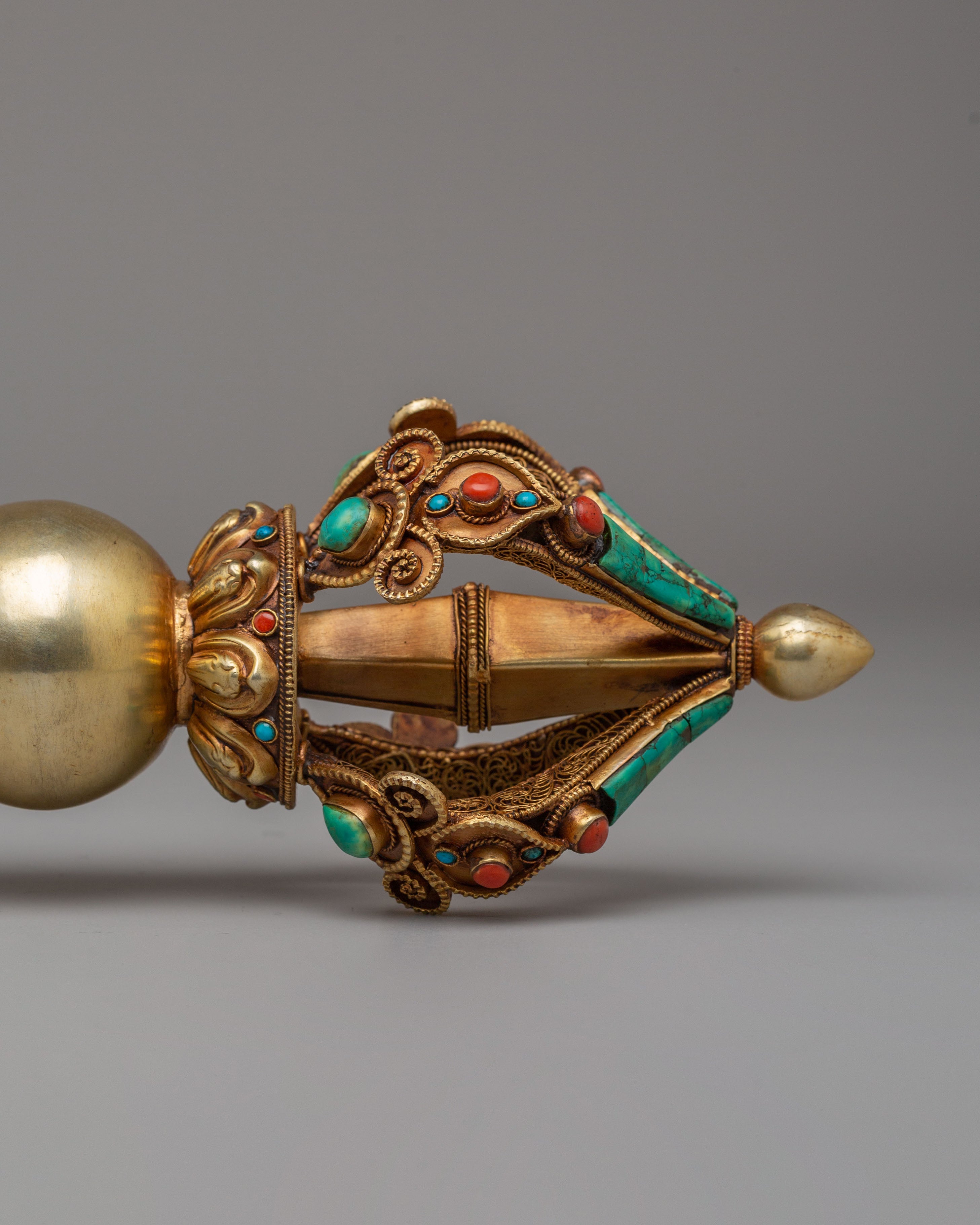 Handcrafted Tibetan Ritual Vajra | Symbol of Power and Protection