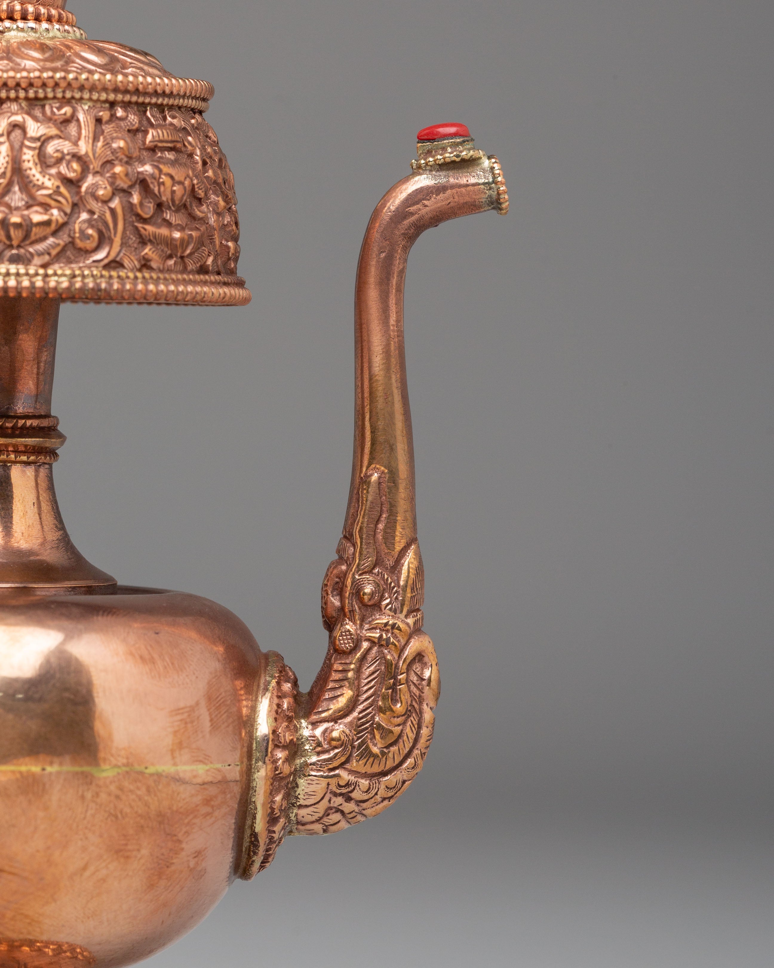 Handmade Traditional Bhumba | Tibetan Copper Ritual Art
