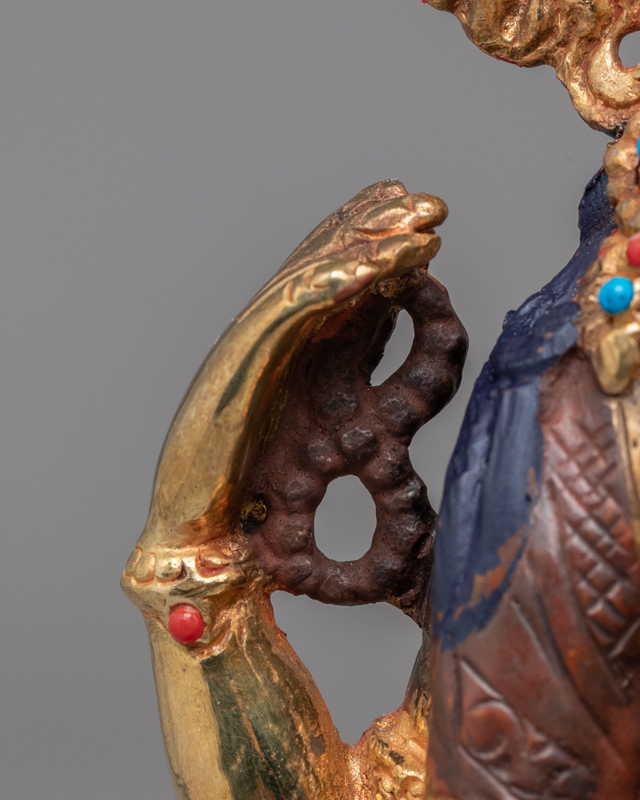 Sacred Tibetan Chenrezig Sculpture | Spiritual Home Decor