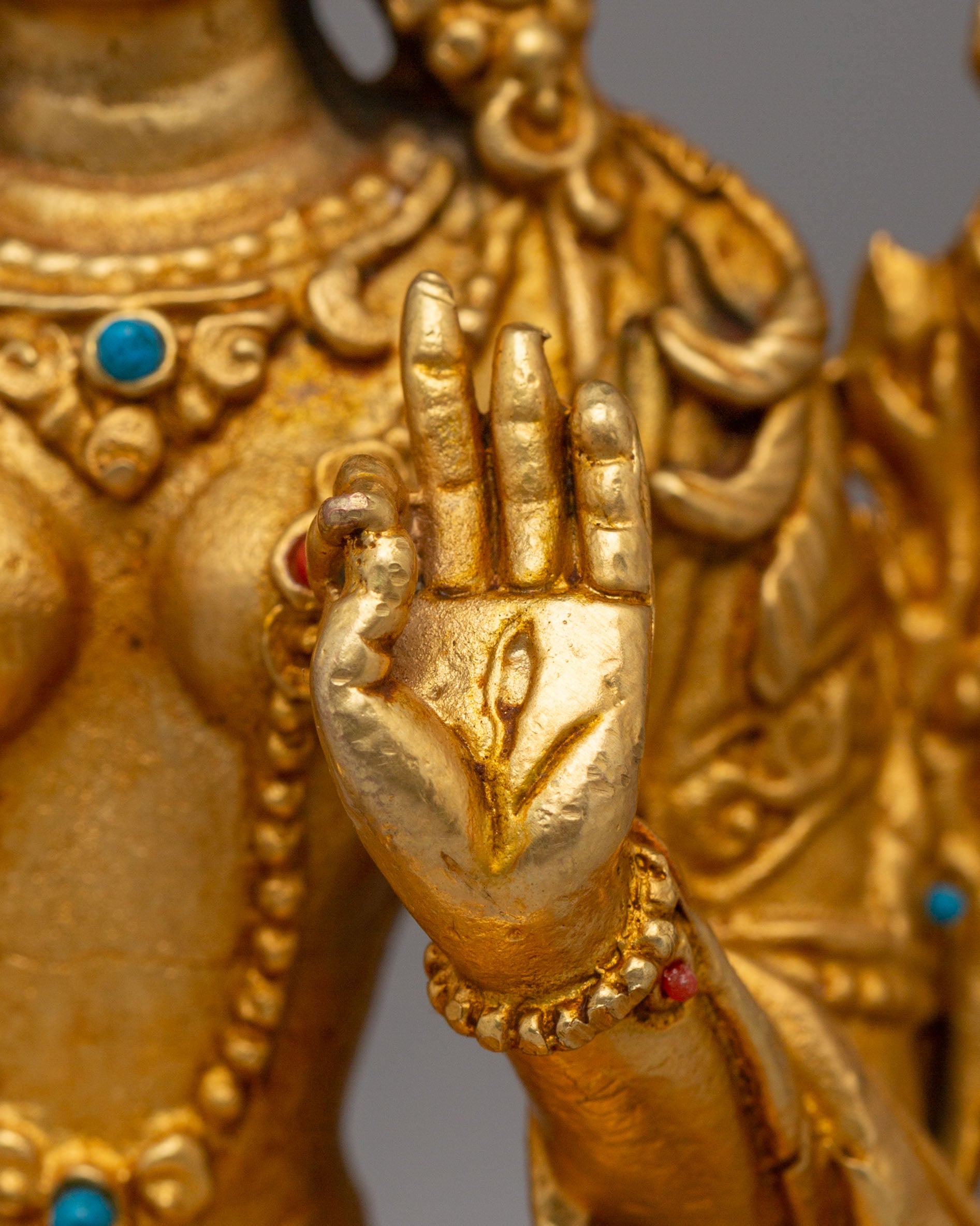 Long-Life-Deity-White-Tara-Statue | Himalayan Buddhist Artwork