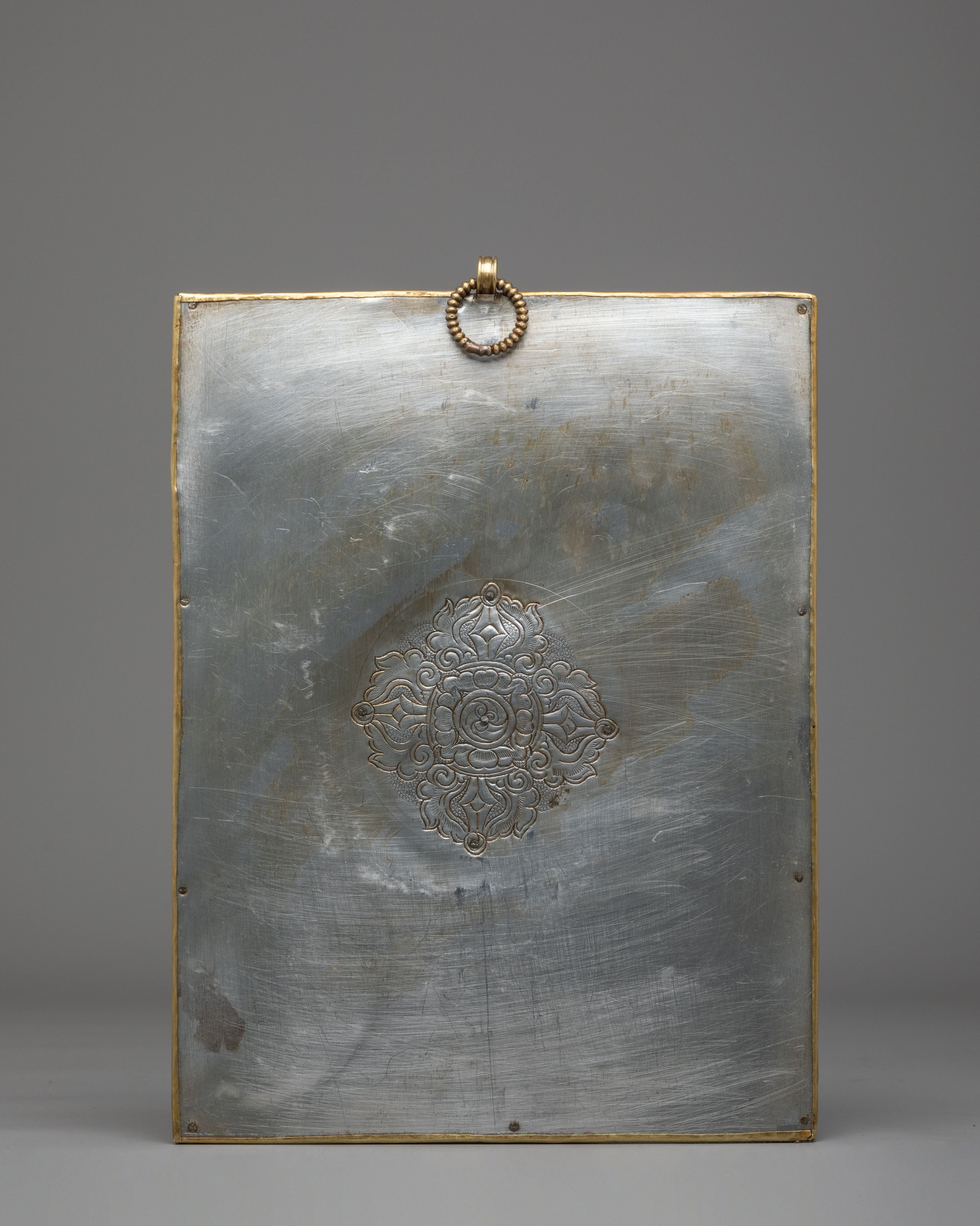 Buddhist Altar Kalachakra Wall Hanging | Sacred Tibetan Art