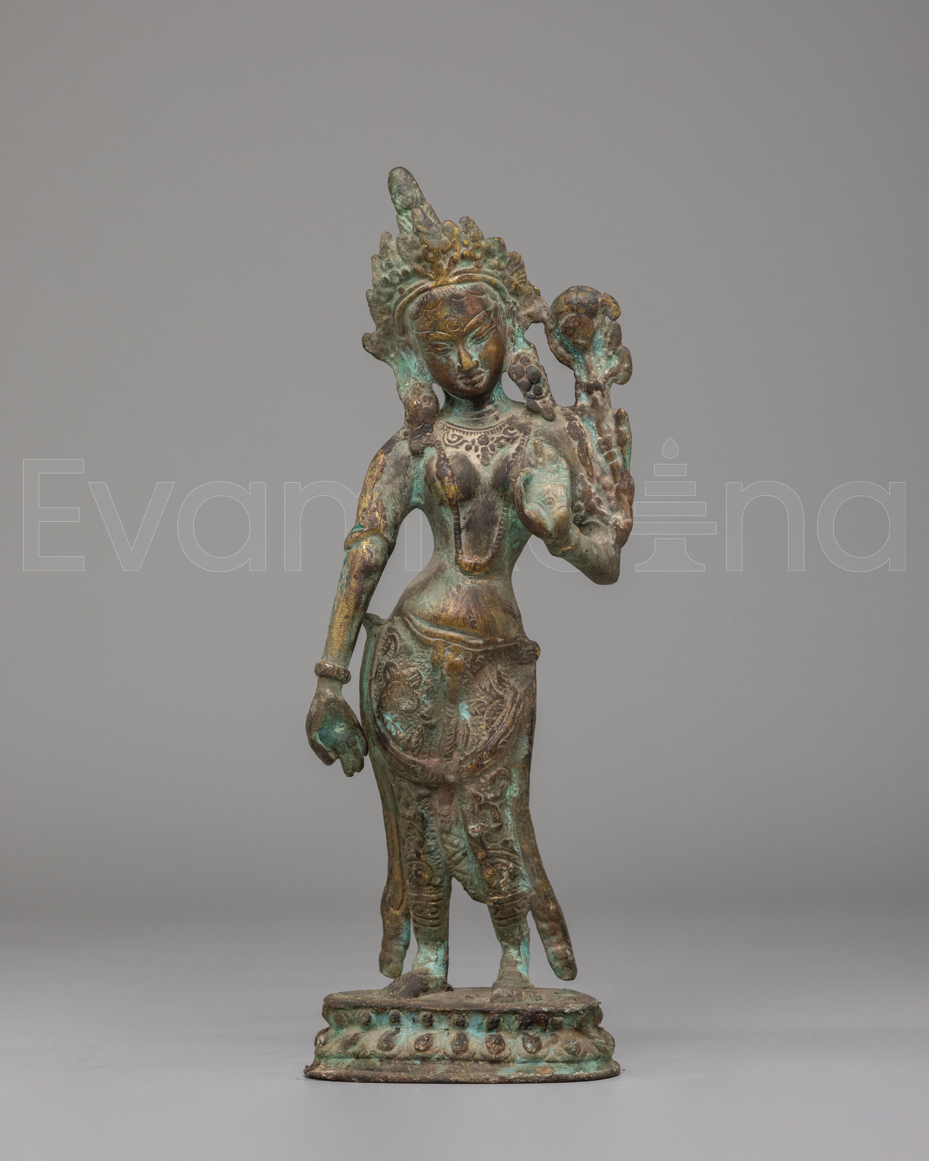 Standing Green Tara Statue