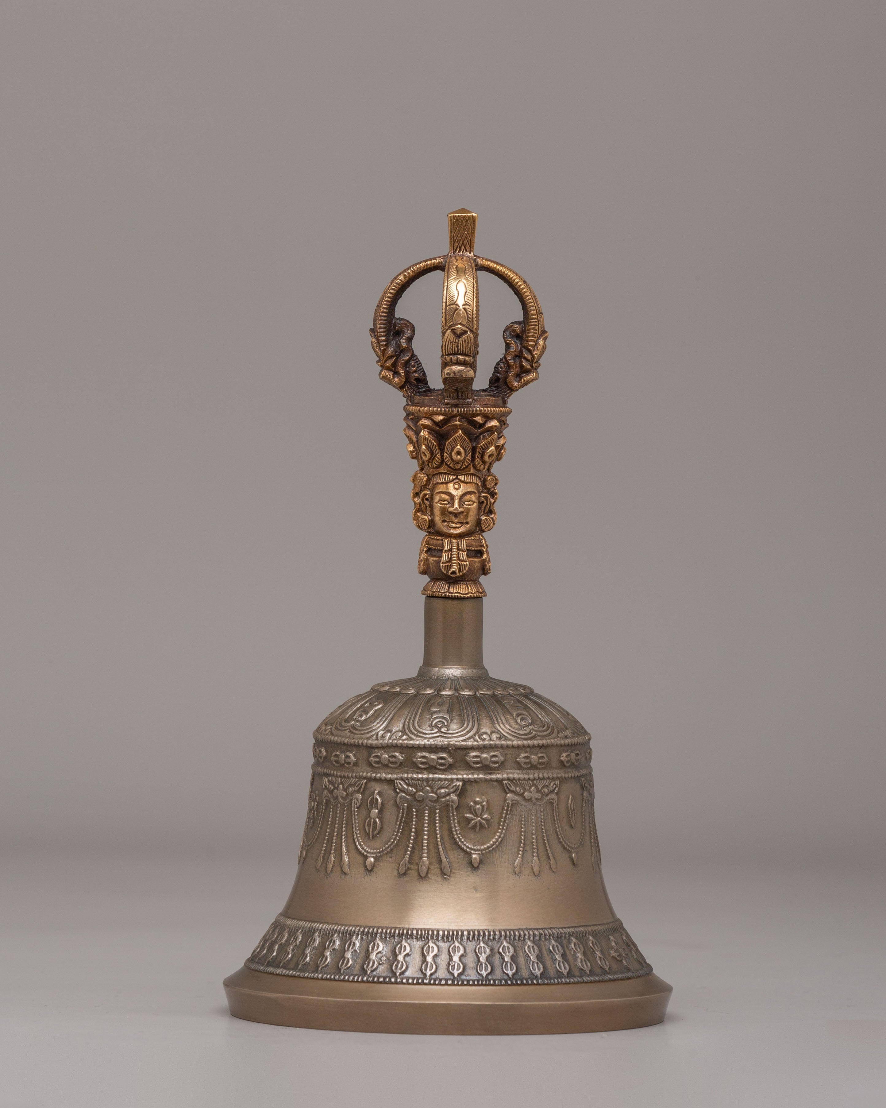 Buddhist Ritual Vajra and Bell Set | Spiritual Practice Tools for Meditation and Prayer