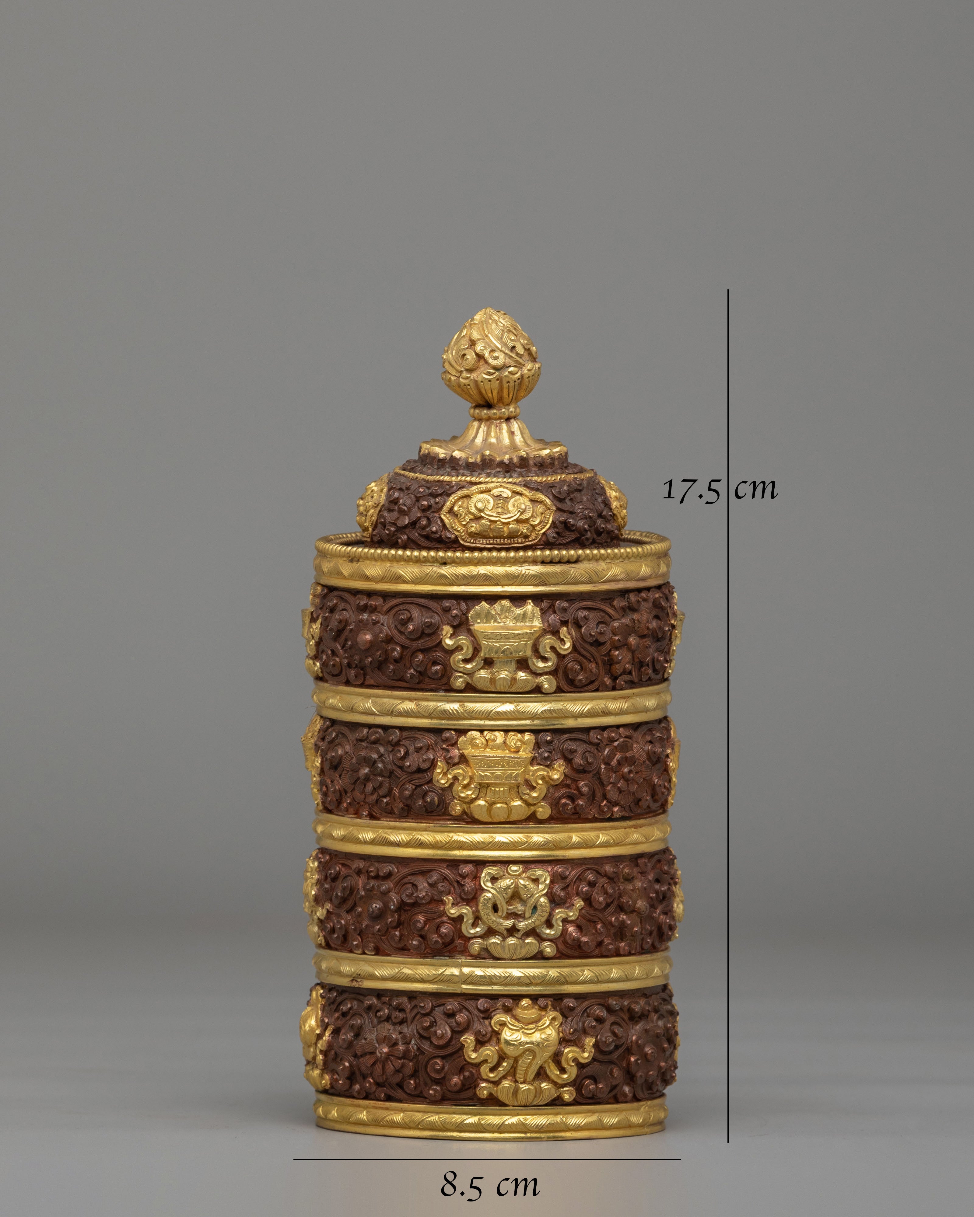 Spiritual Dhupur Rice Pot | Tibetan Ritual Vessel