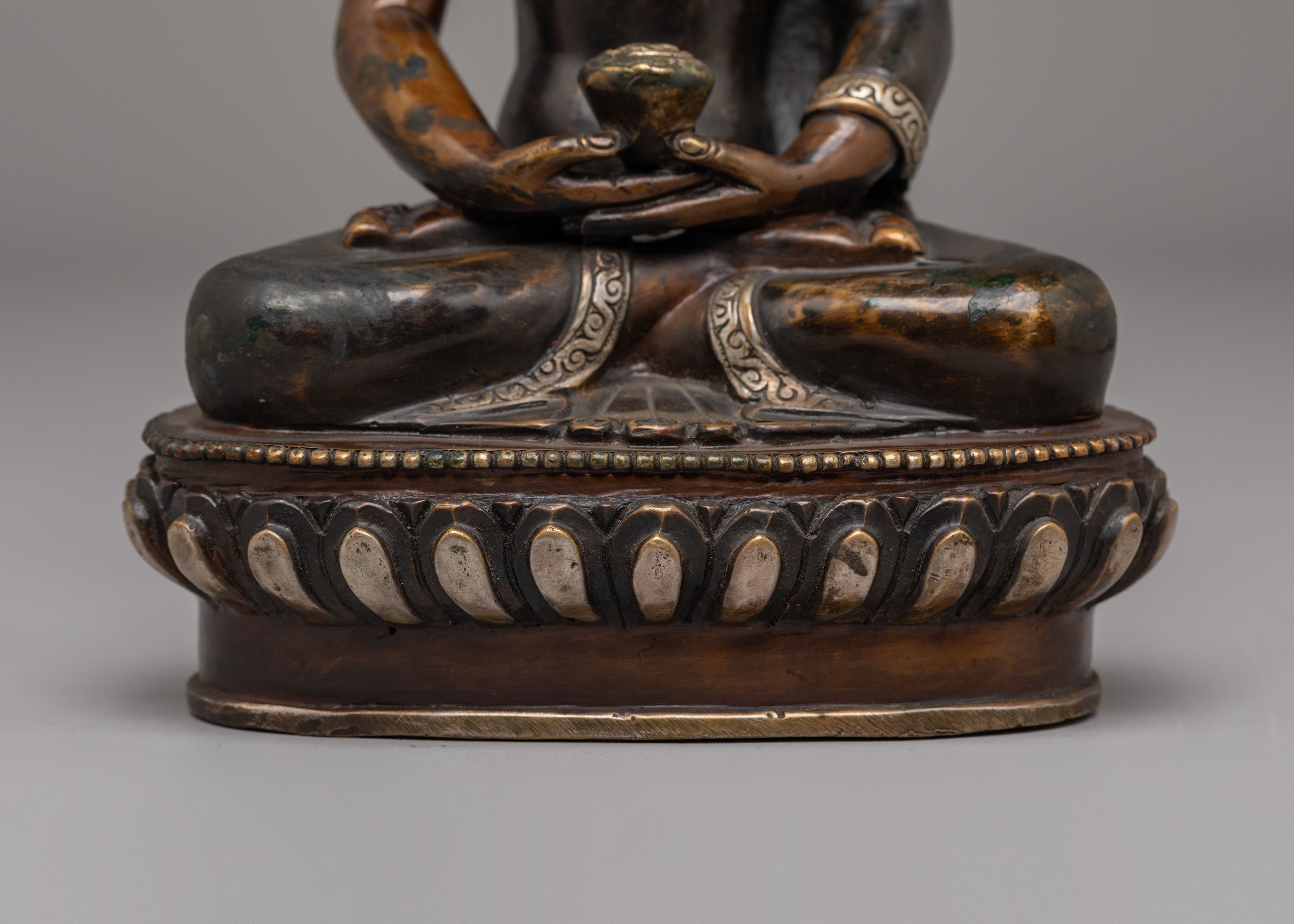 Traditional Tibetan Amitabha Buddha Statue | Buddha of Infinite Light