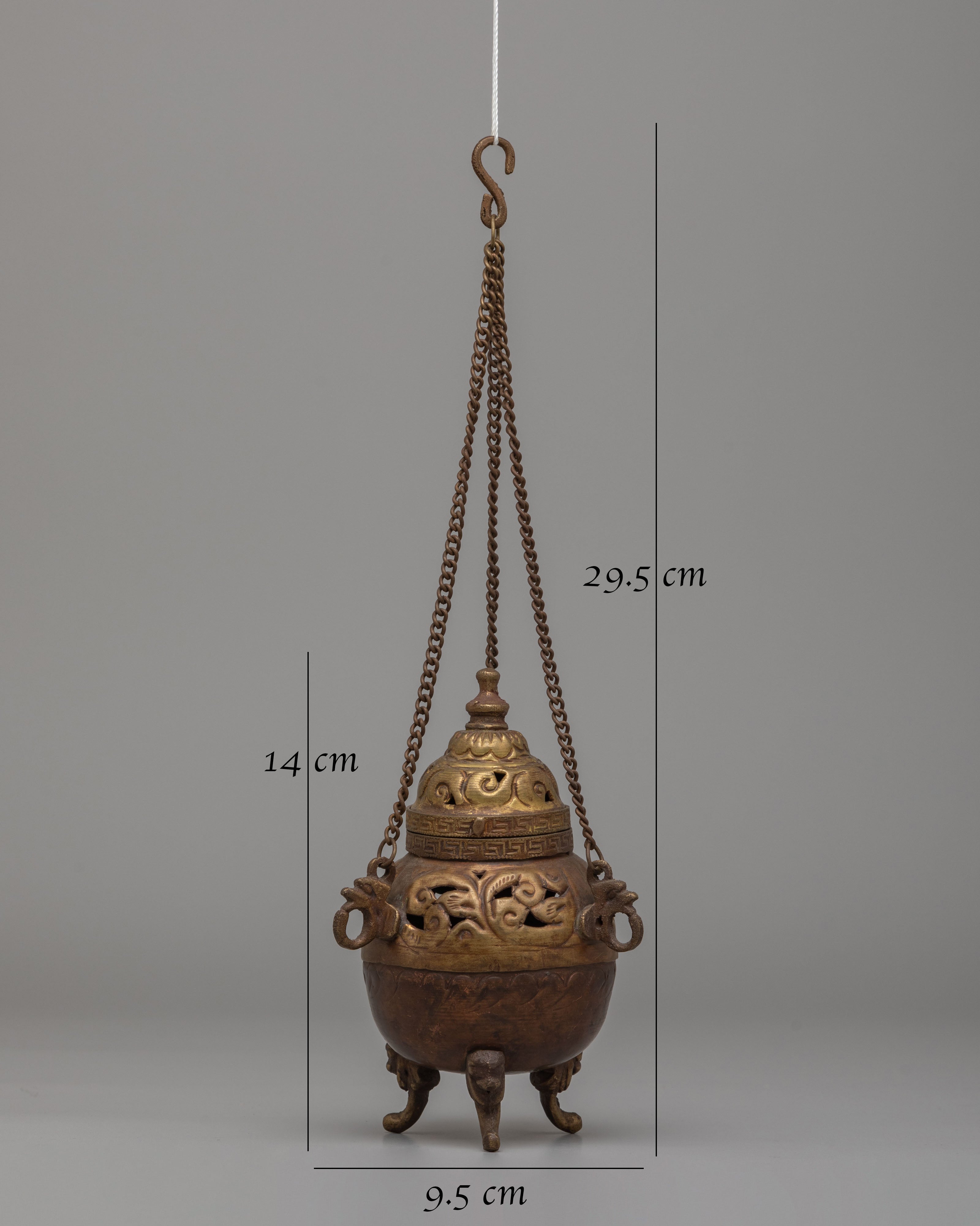 Ceremonial Incense Burner | Tibetan Ritual Offering Burner