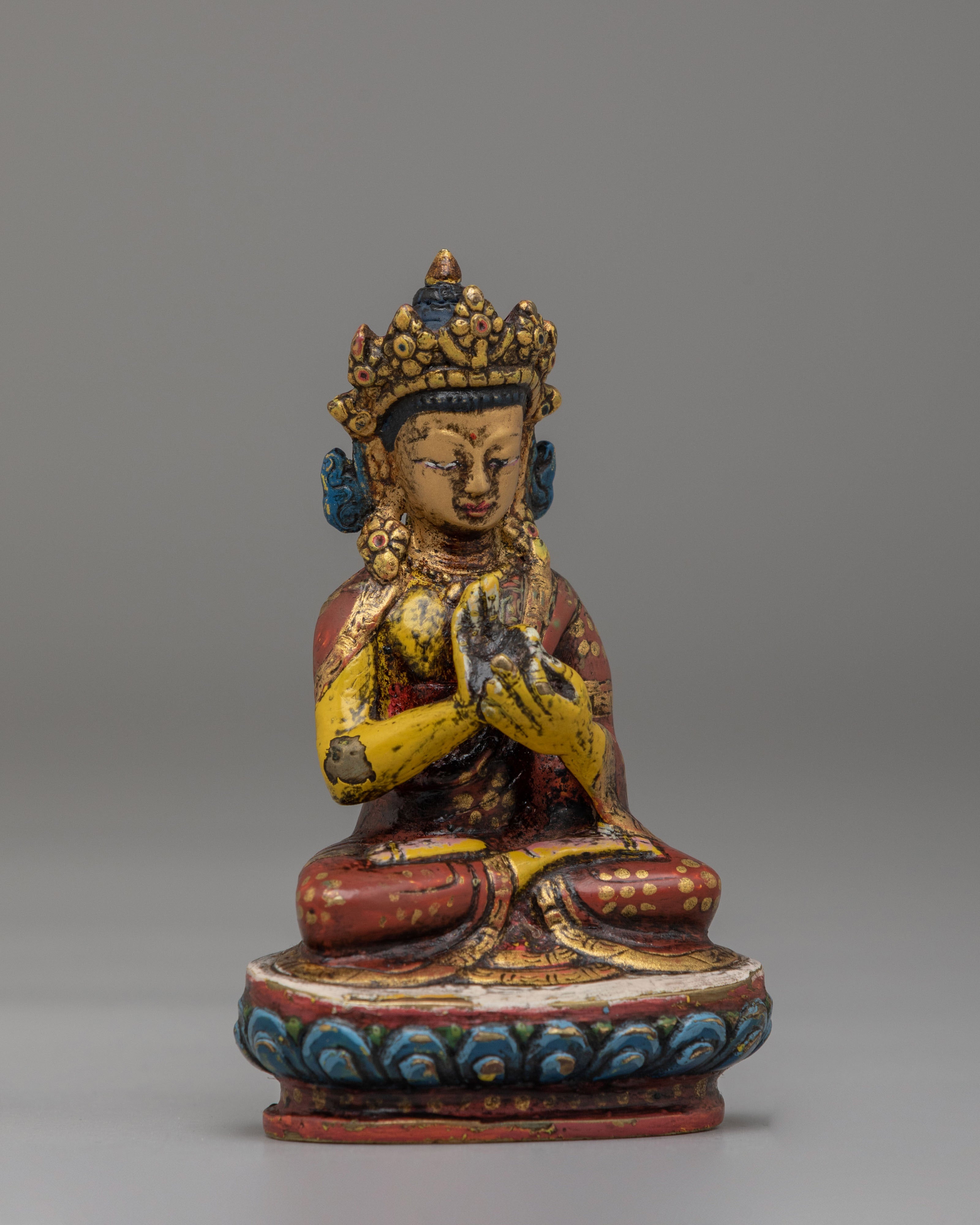 Himalayan Vairocana Meditation Statue | Tibetan Buddha Sculpture