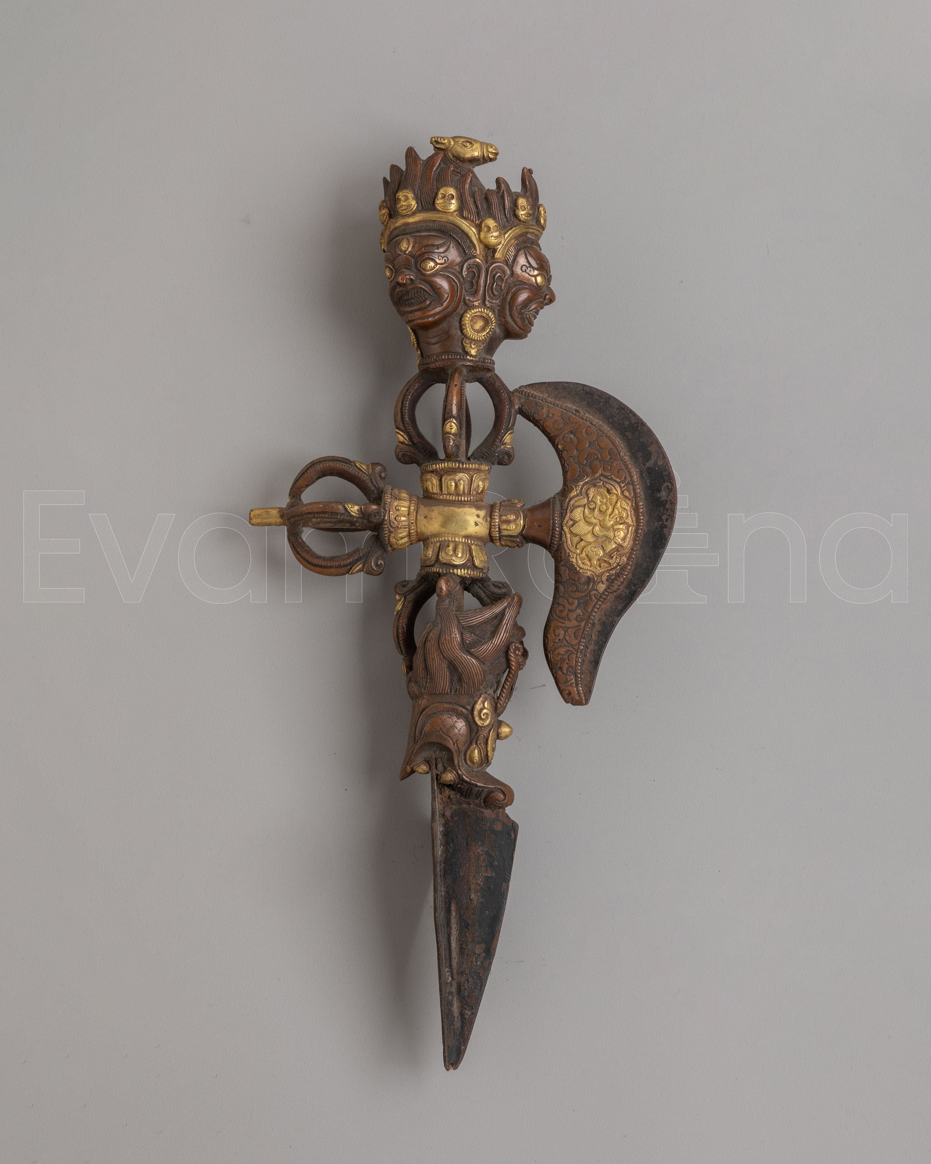 Handcrafted Hayagriva Ritual Phurba