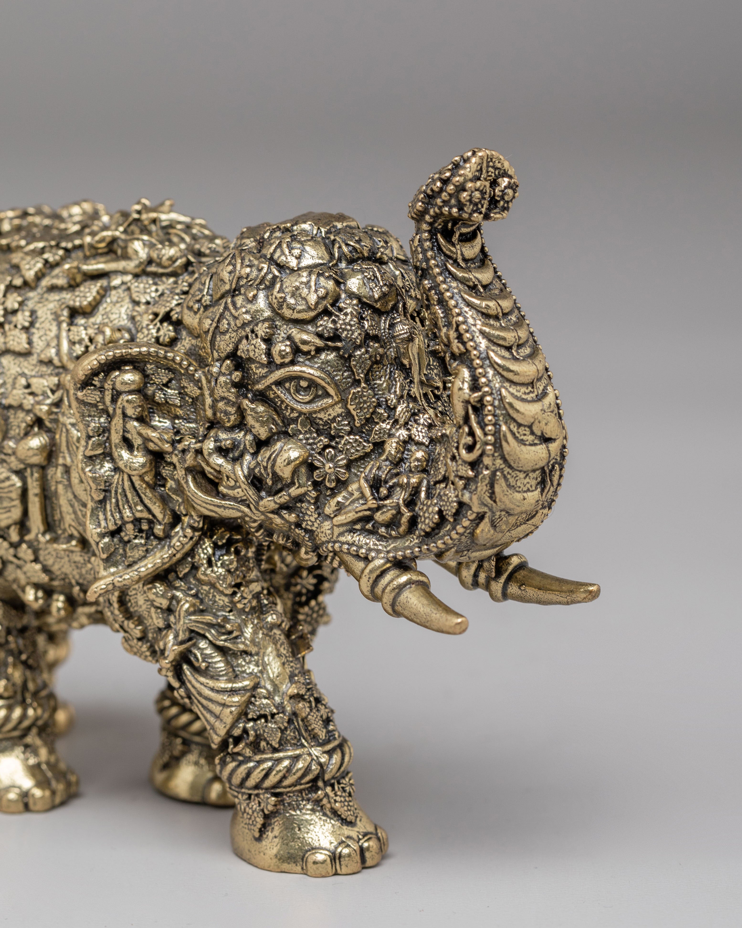Handcrafted Decorative Elephant Sculpture | Artisan Home Decor