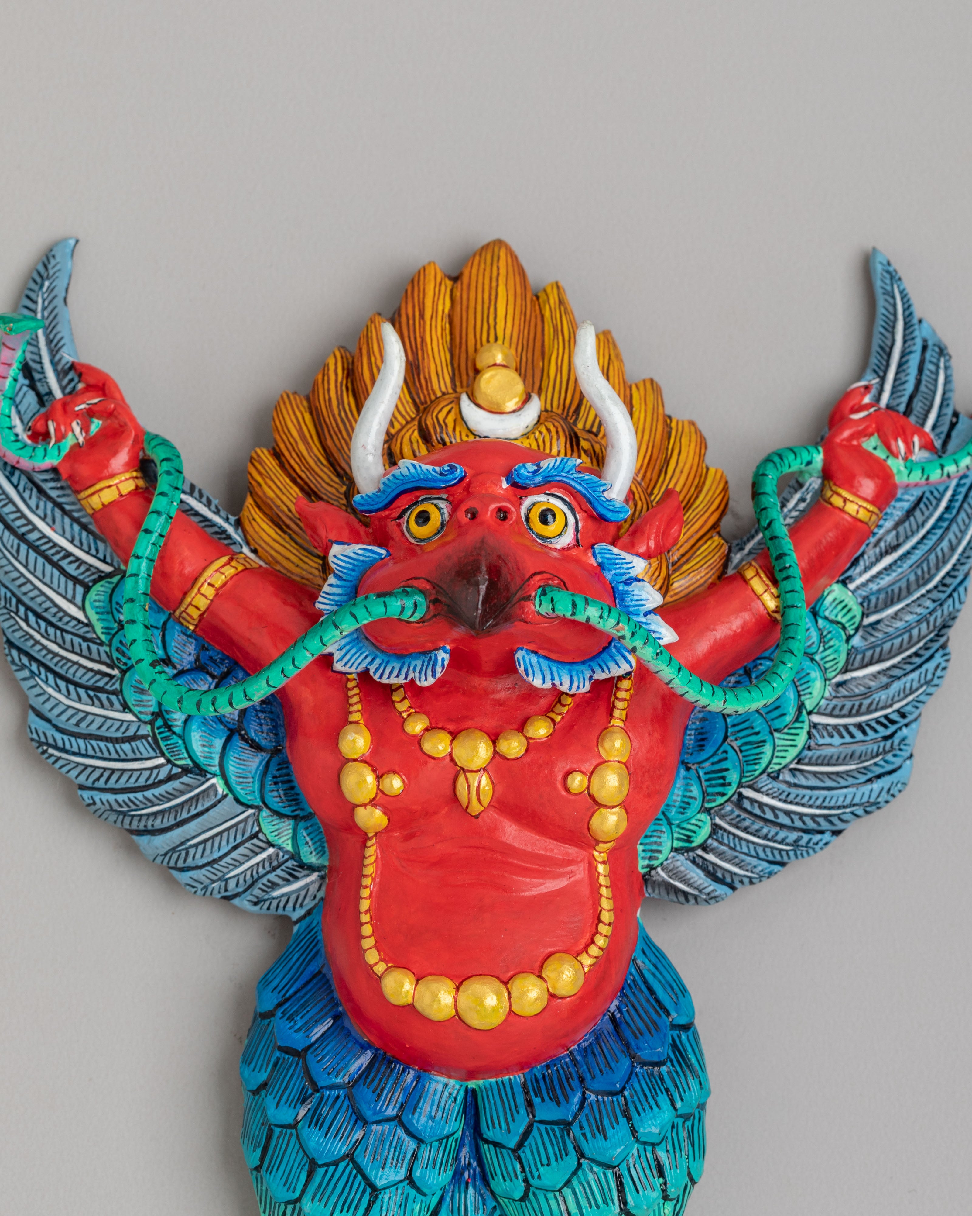 Mythical Garuda Wall Hanging for Decor | Handcrafted Garuda Bird Statue