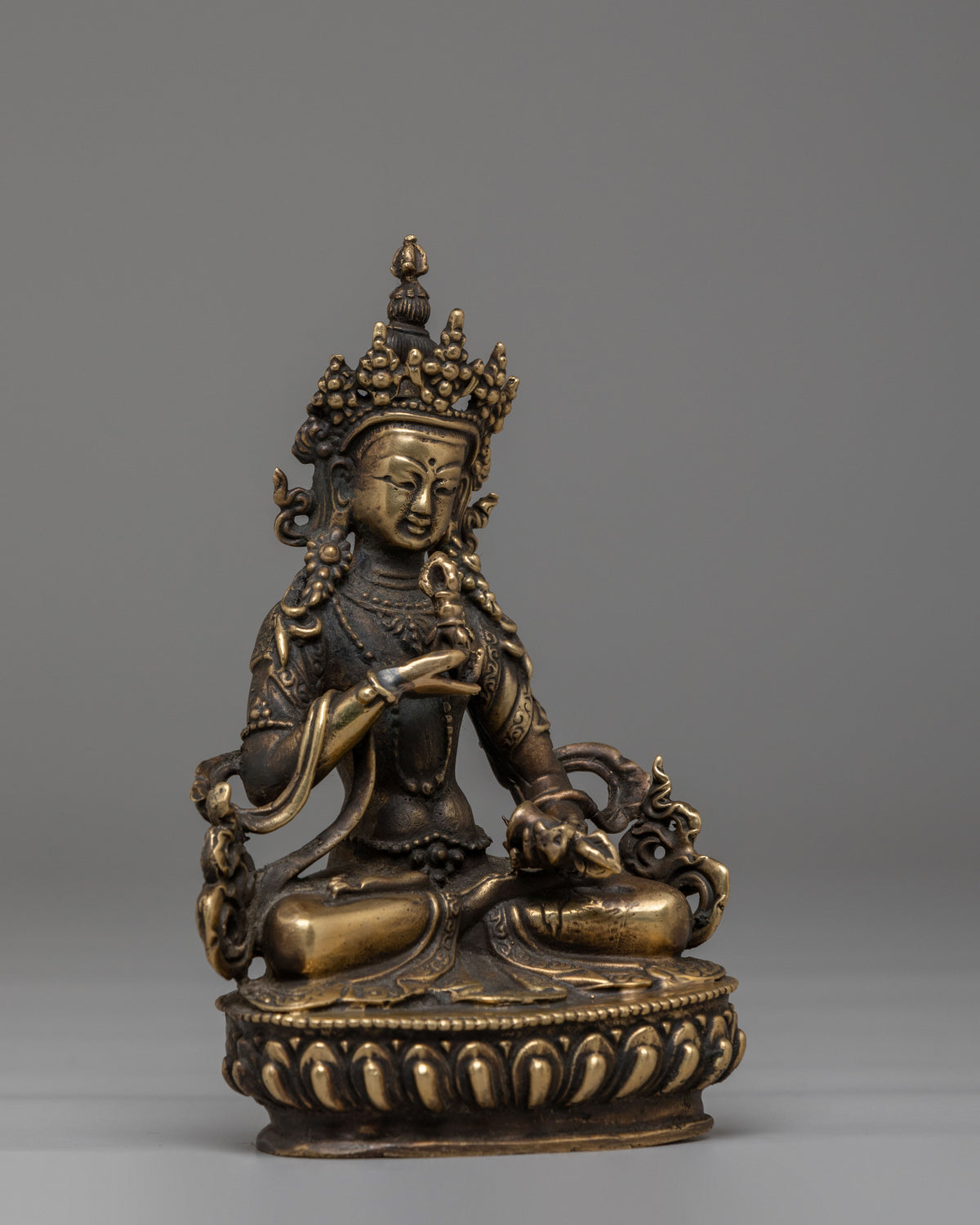 Tibetan Vajrasattva Purification Statue | Handcrafted Buddhist Art