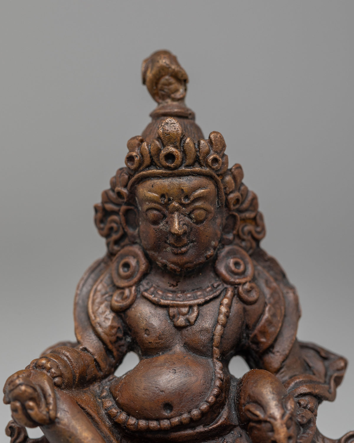 Machine-Made Altar Dzambhala Deity Statue | Buddhist Wealth Protector
