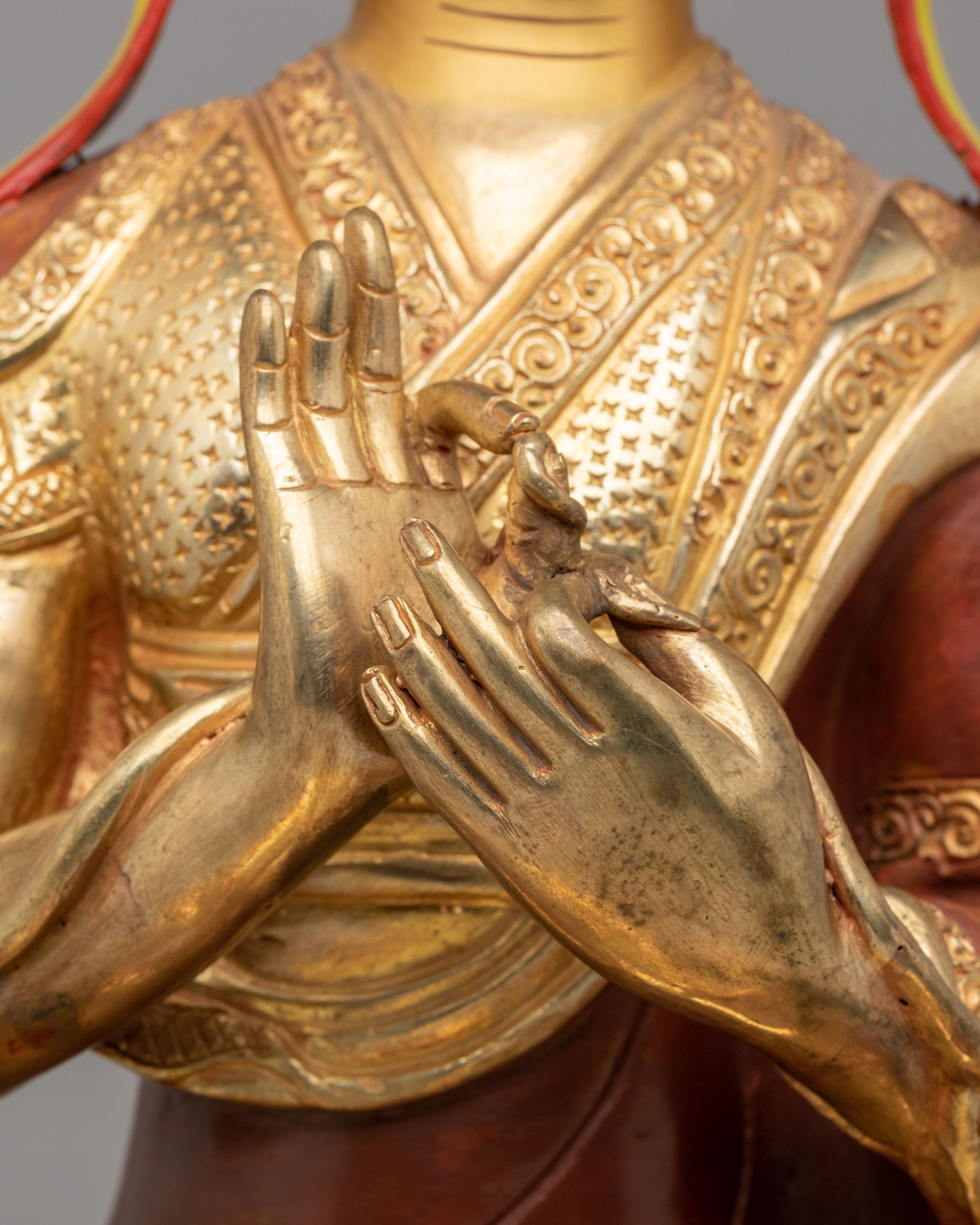 Sacred Tsongkhapa Set Statue | Spiritual Practice and Devotion