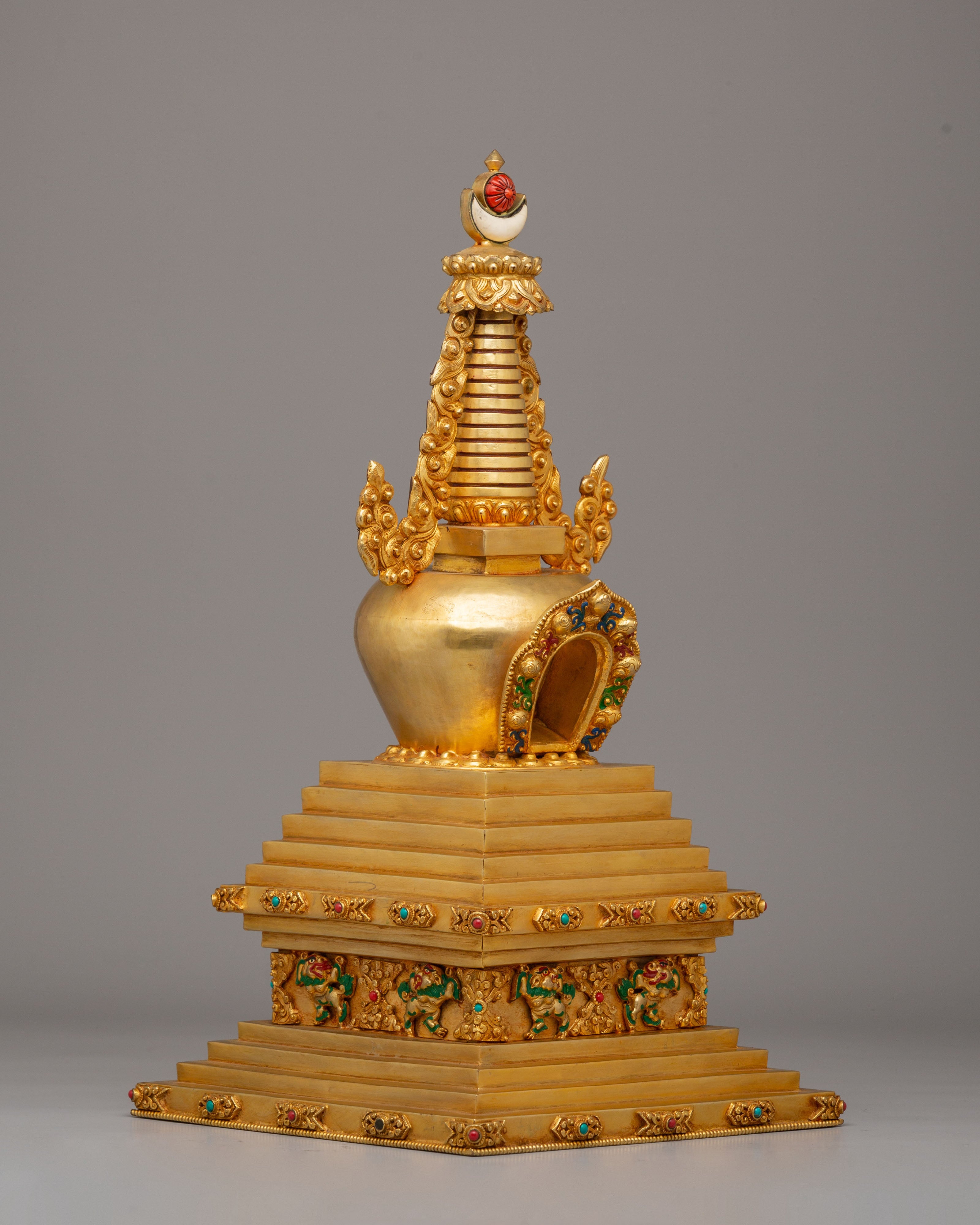 Sacred Buddhist Enlightenment Stupa | Symbol of Spiritual Awakening