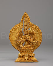 Thousand-Armed Chenrezig Deity Statue