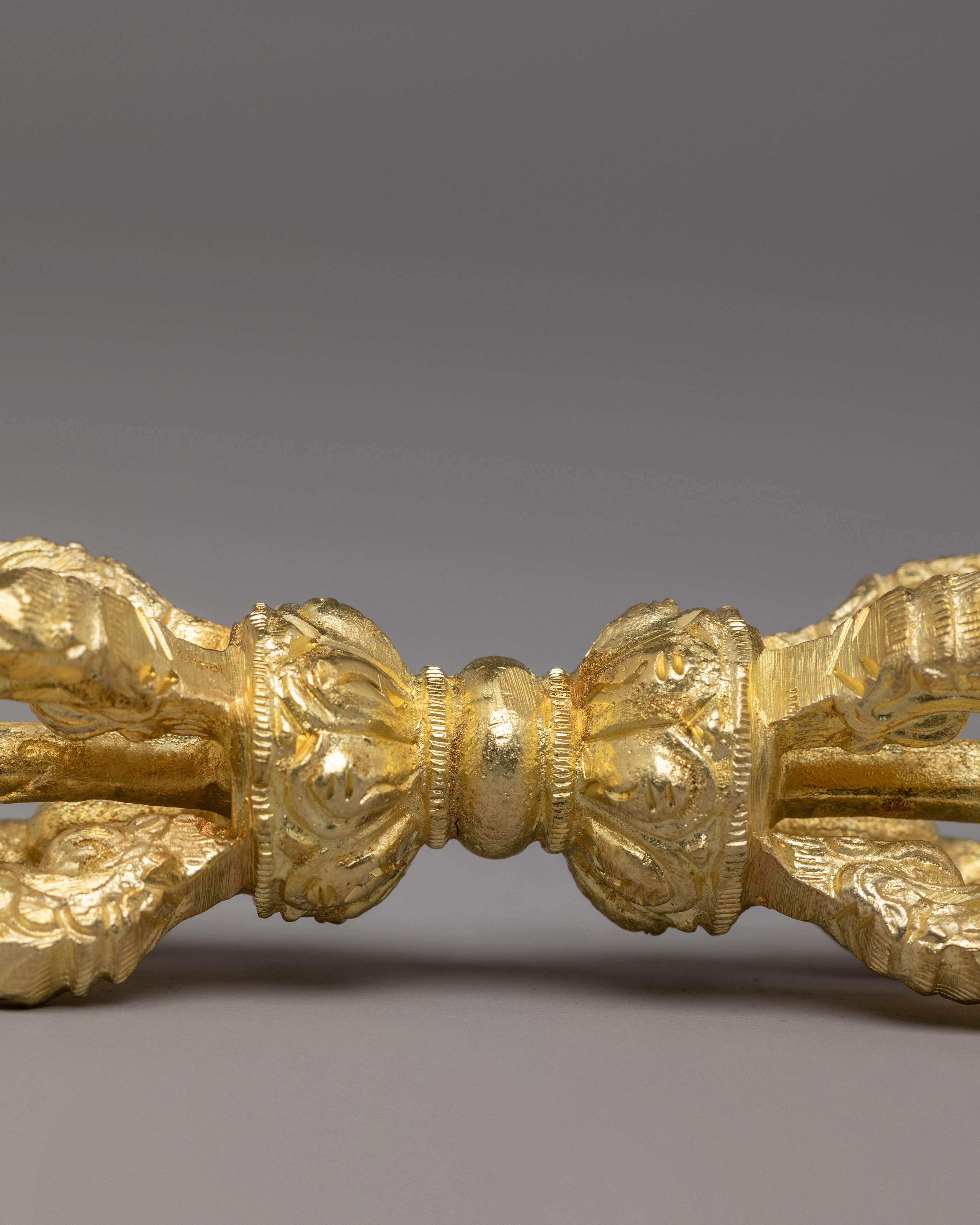 Handmade Buddhist Bell and Vajra Set | Sacred Instruments for Meditation