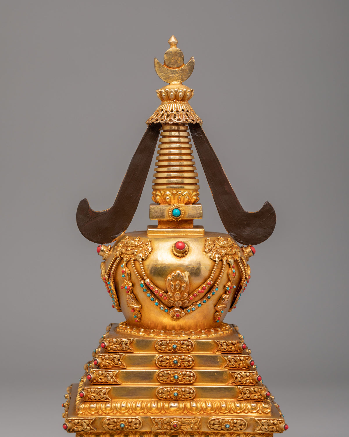 Enlightenment Stupa for Buddhist Altar | Handcrafted Spiritual Decor