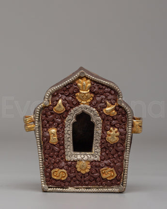 Tibetan Auspicious Symbol Ghau Box