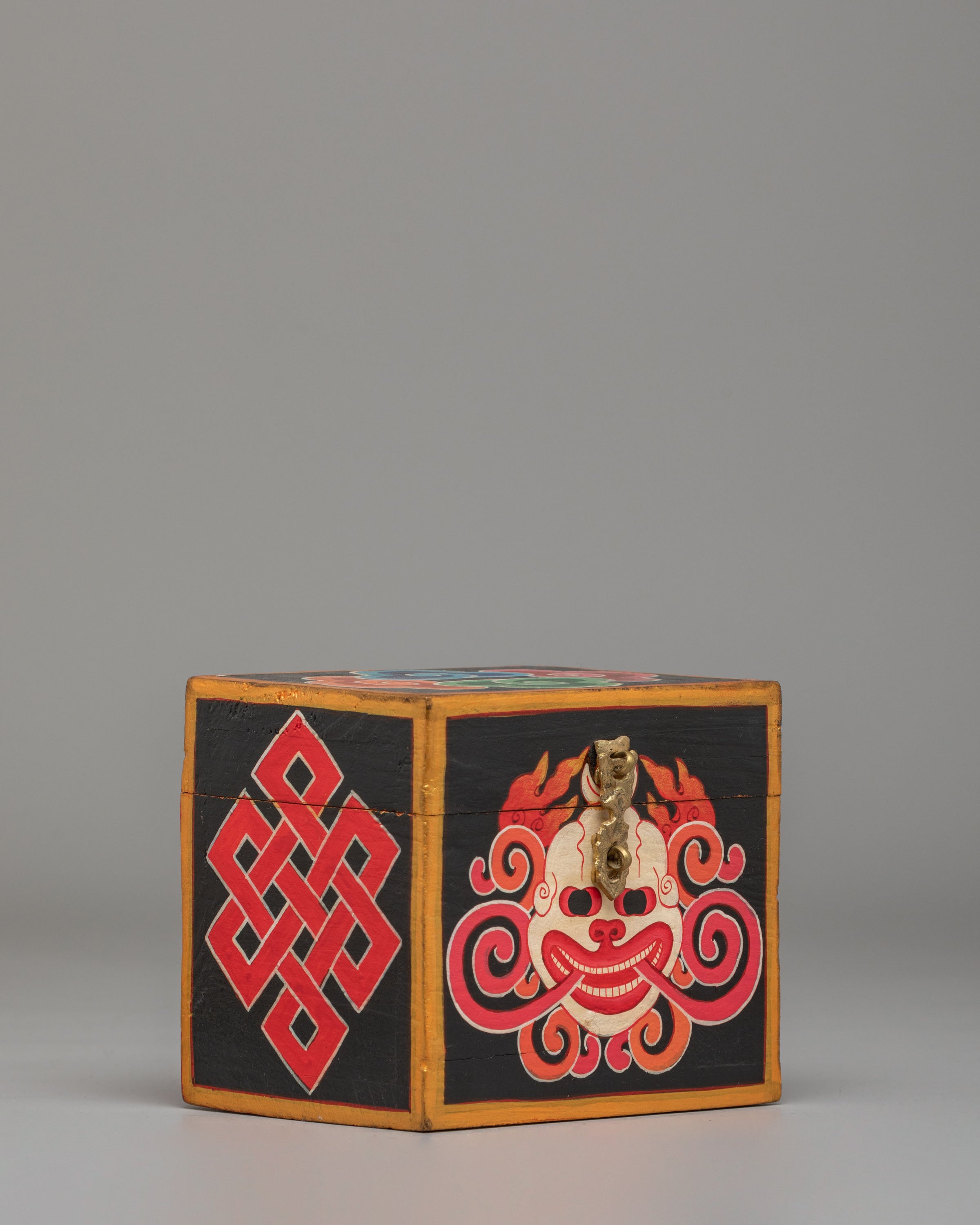 Handmade Altar Treasure Box | Decorative Wooden Treasure Chest