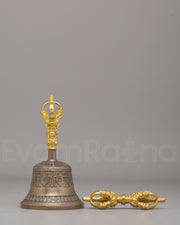 Tibetan Bell and Vajra Set 