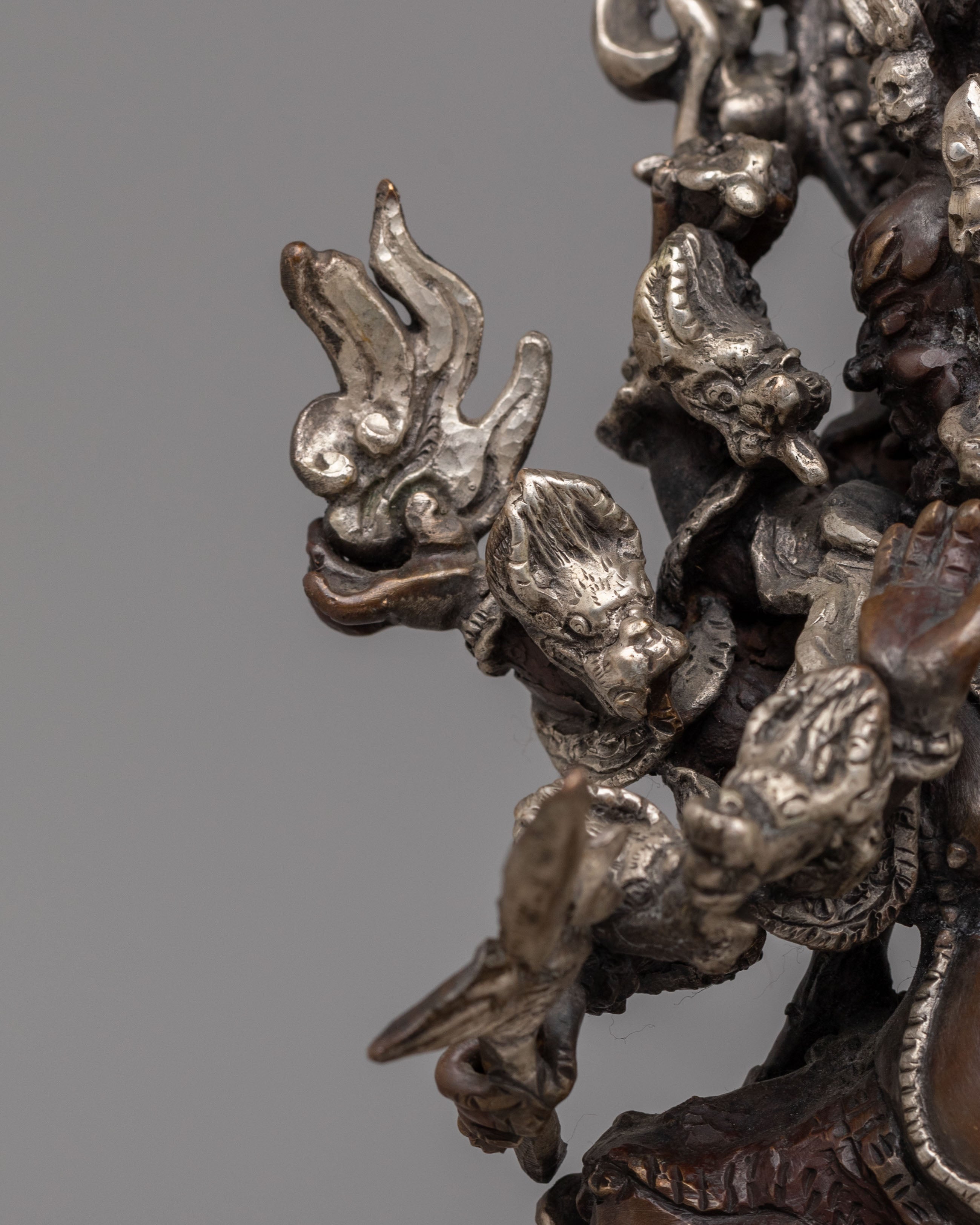 Uchusma Buddhist Protective Deity Statue | Tibetan Vajrayana Art