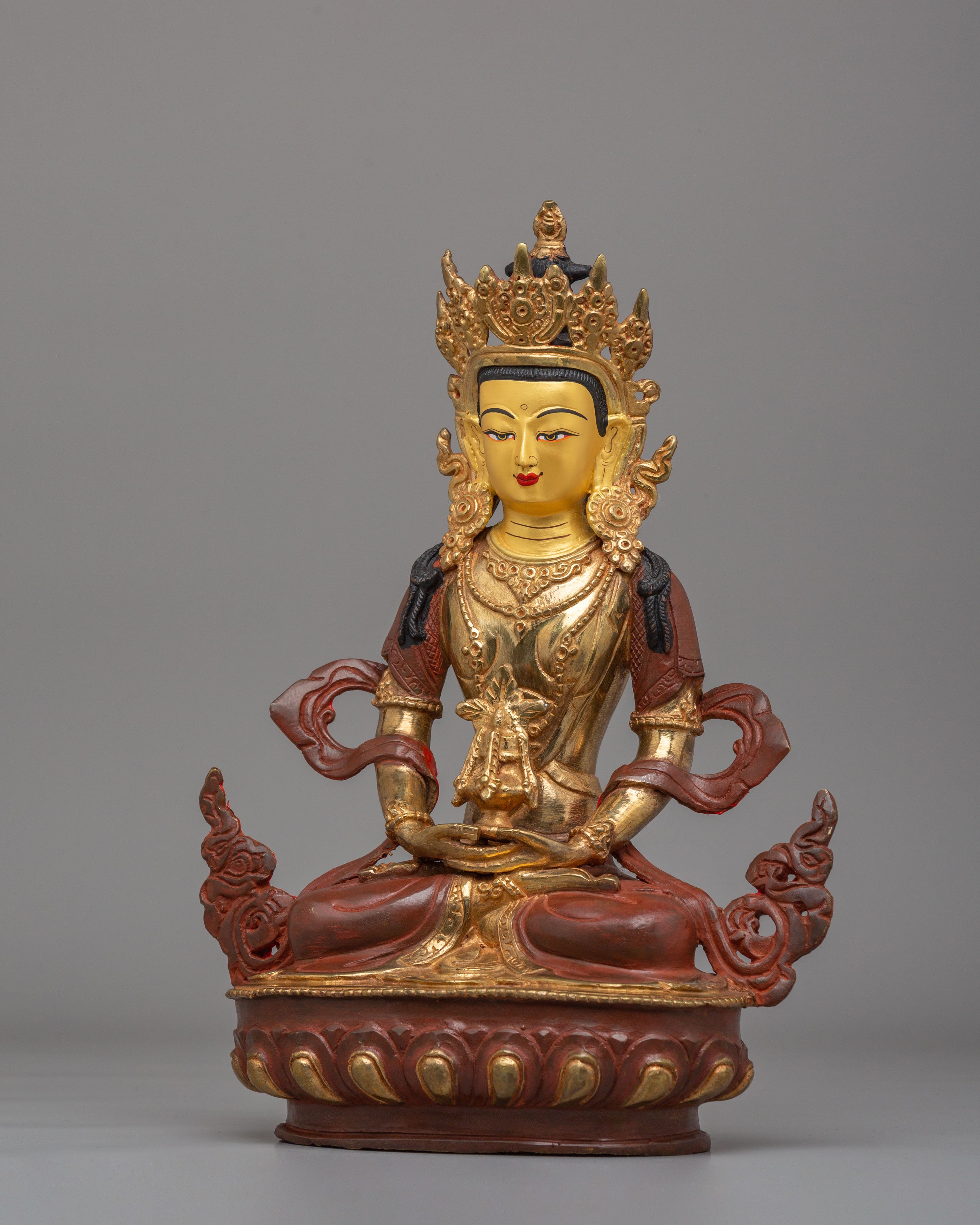 Himalayan Altar Amitayus Statue | Buddha of Longevity and Wisdom