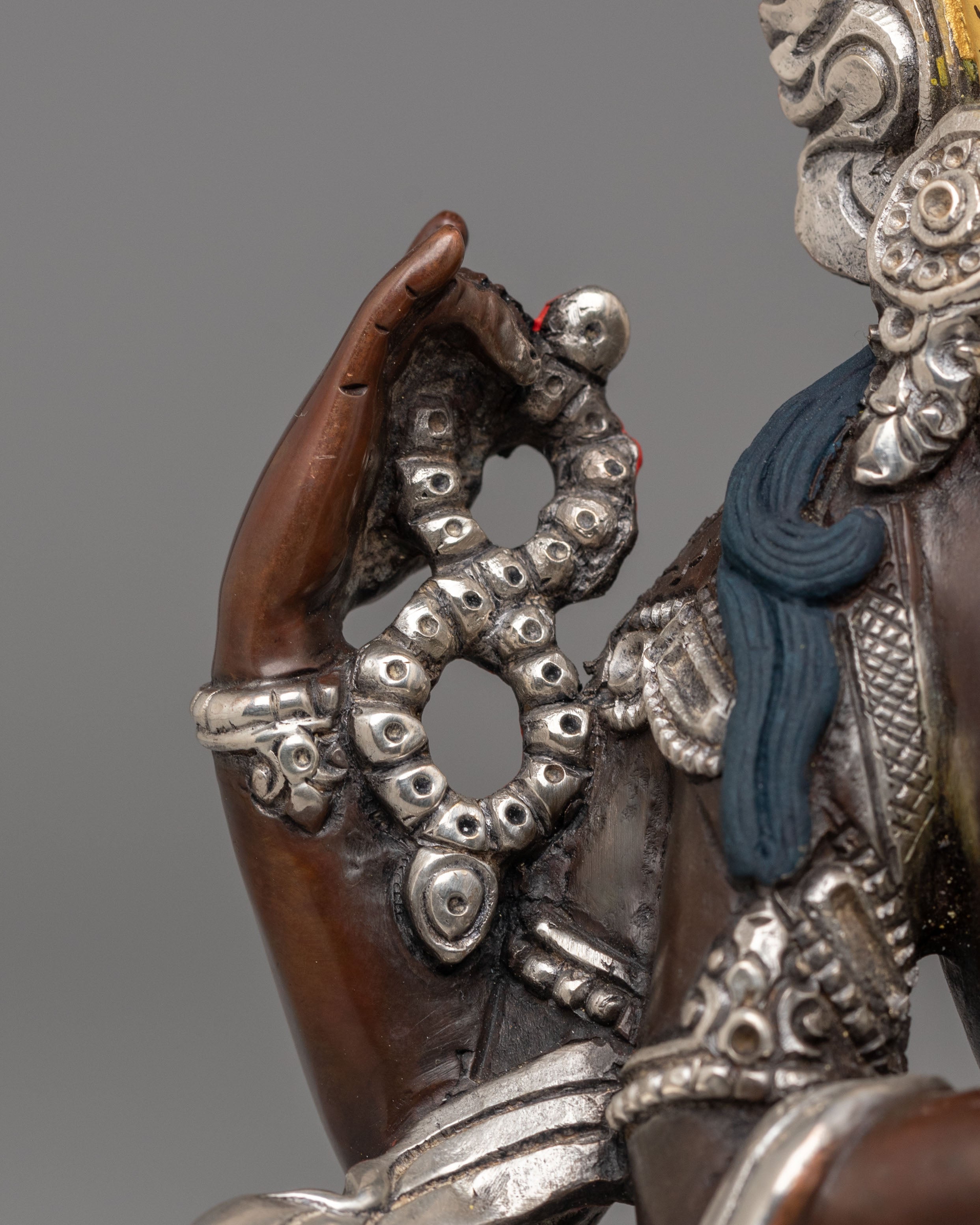 Tibetan Chenrezig Figurine | Bodhisattva of Compassion Statue