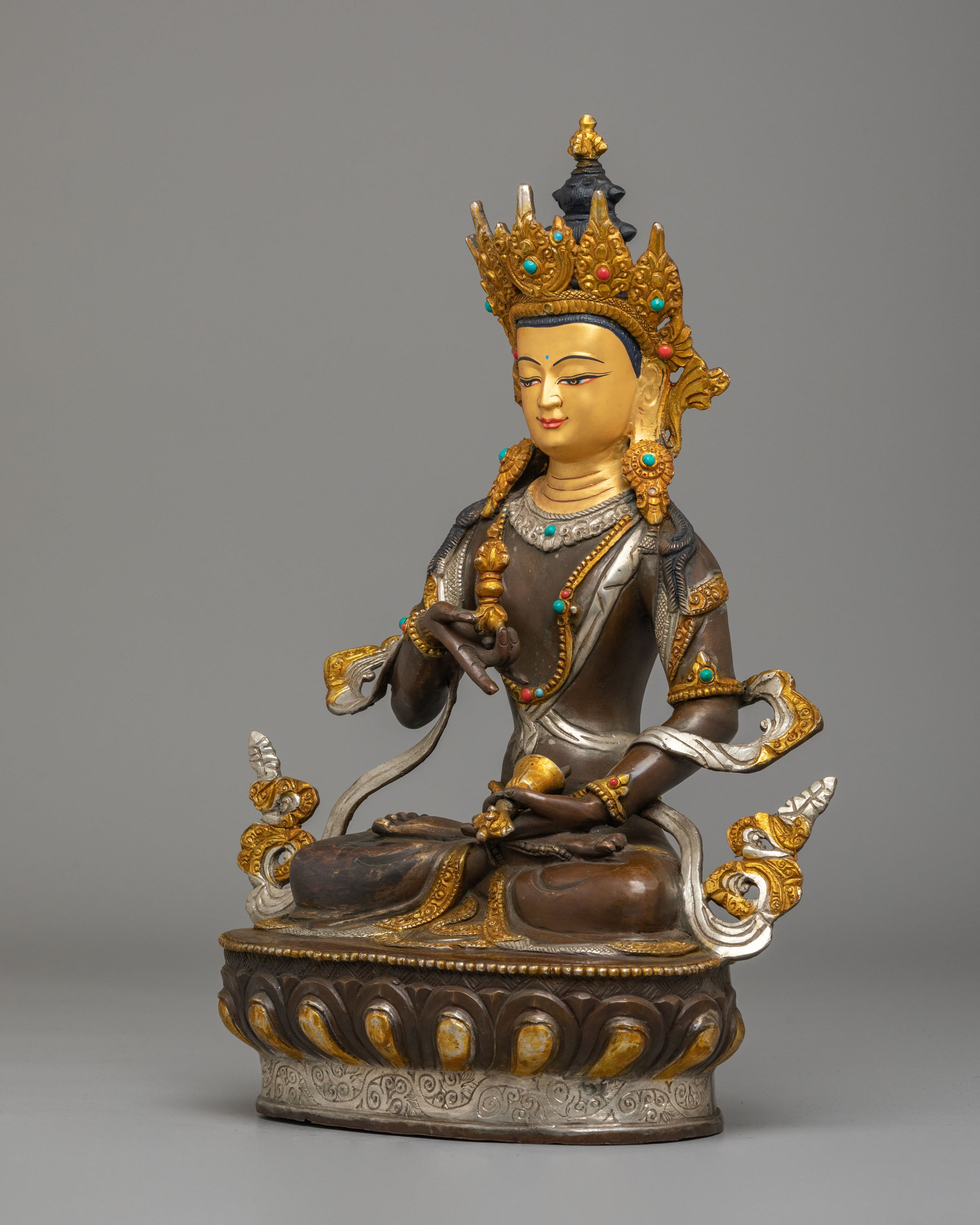 Tibetan Vajrasattva Deity Sculpture | Symbol of Purification