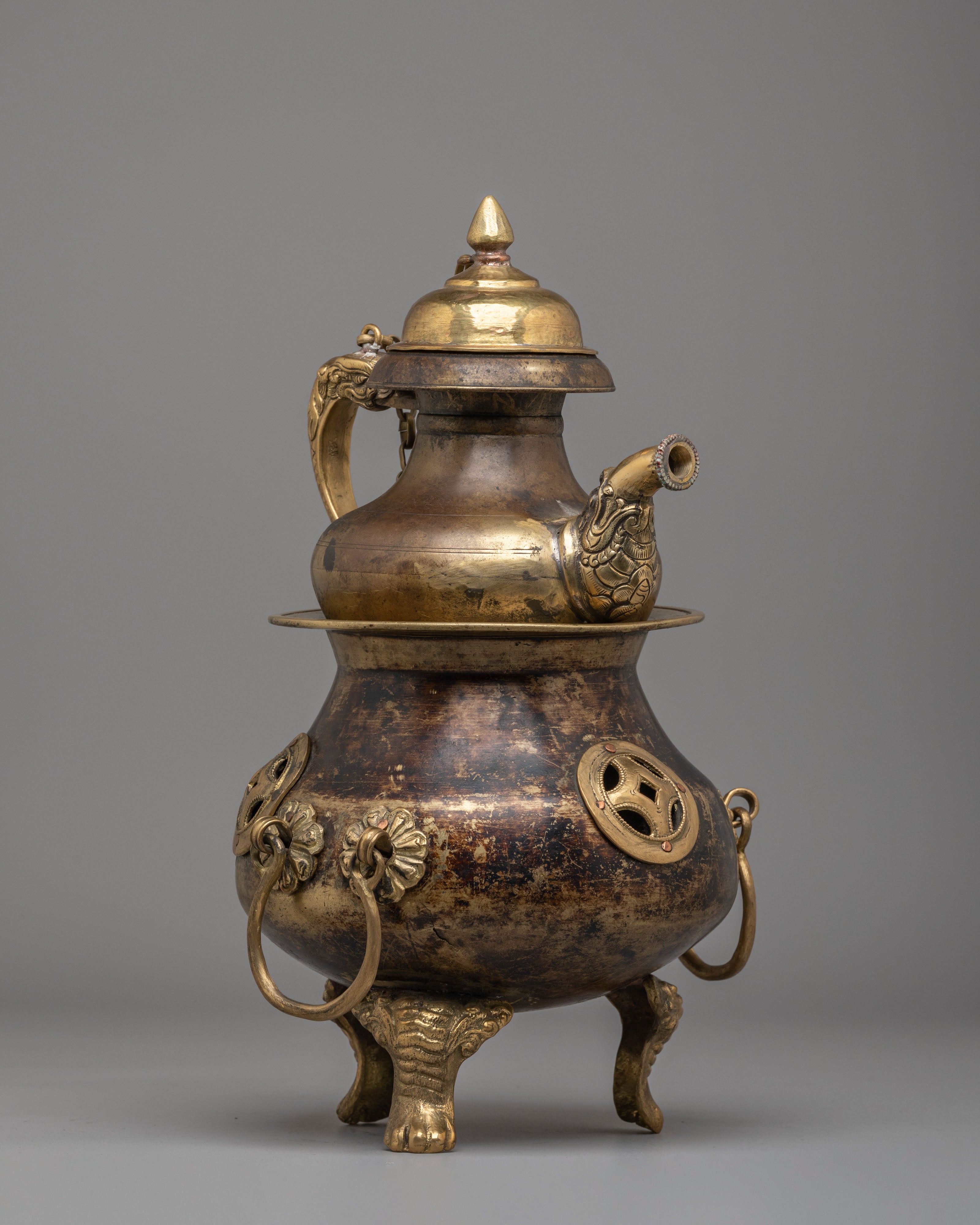 Vajrayana Offering Incense Burner | Buddhist Ritual Offering Tool