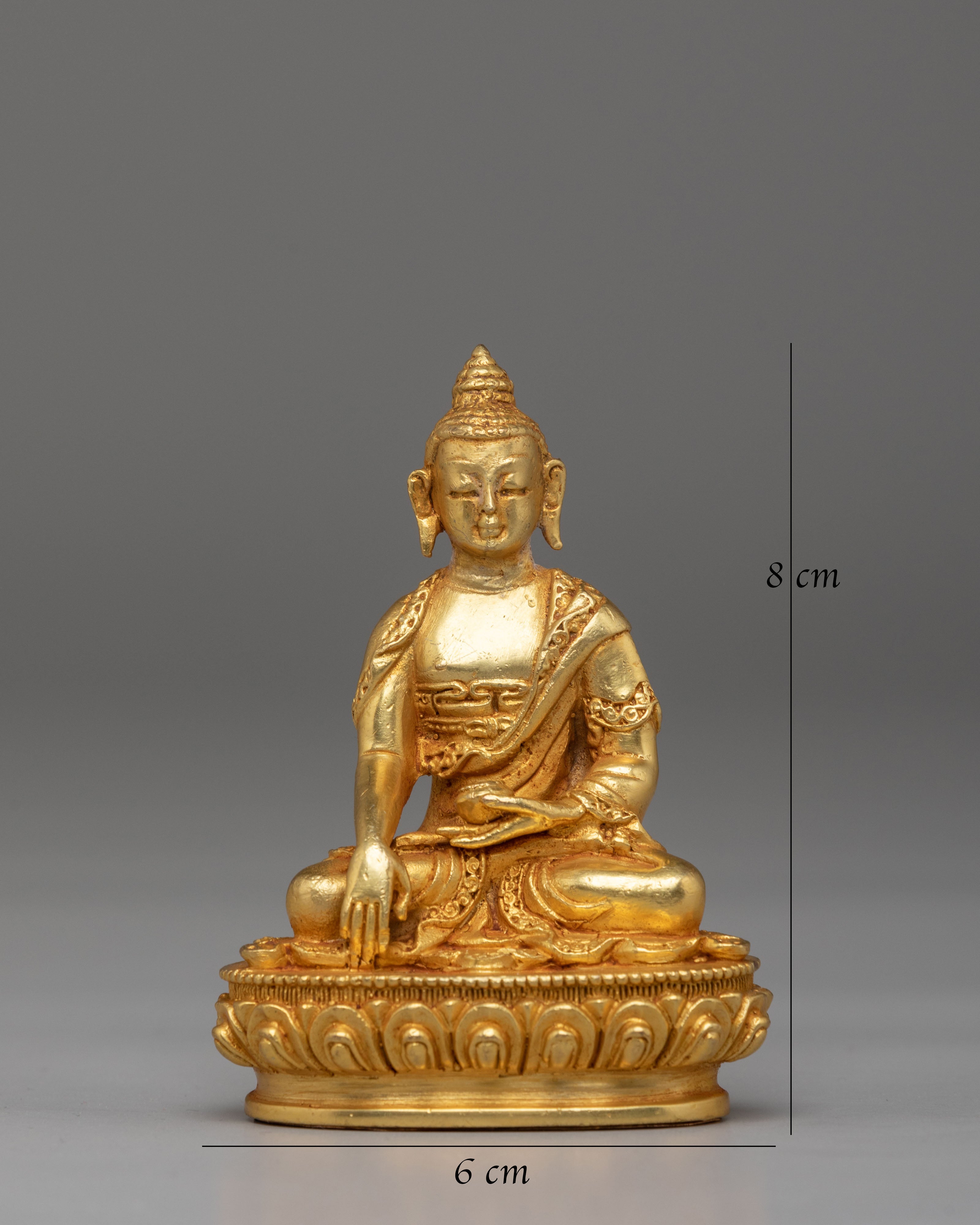 Handcrafted Two Buddha Set | Shakyamuni & Amitabha Buddha Figurines