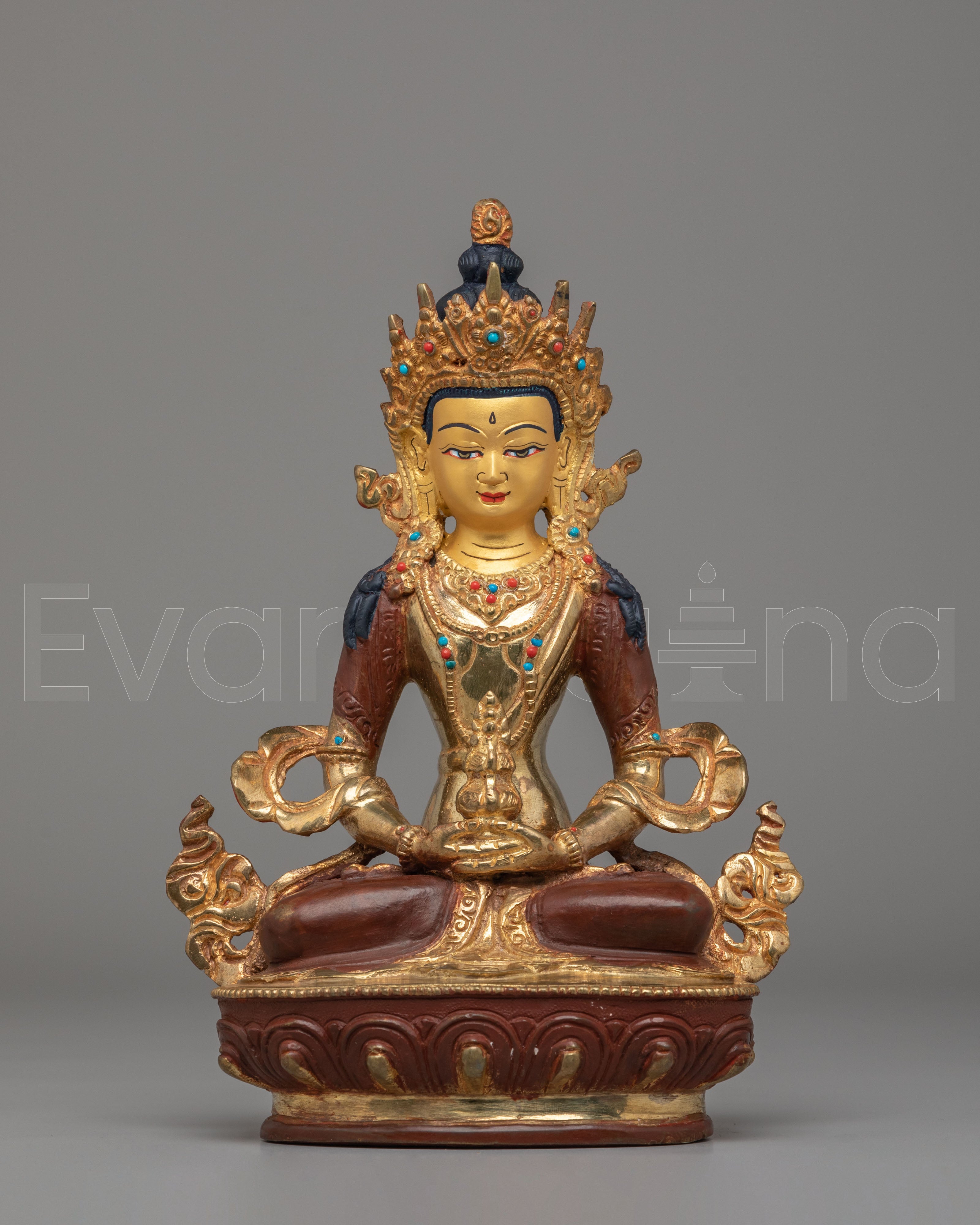 Handmade Amitayus Deity Statue 